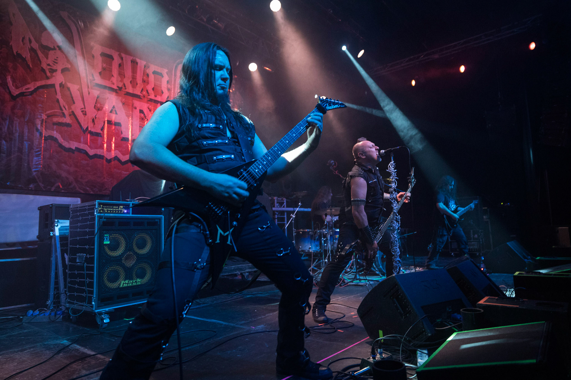 Legendy Metalu QUO VADIS - Thrash Metal - koncert Legendy Metalu w warszawskiej Progresji,
Tomasz "Skaya" Skuza - bass/vocal
Ian "Źdźbło" Bemolator- guitar
Mateusz "Matek" Lazar - guitar
Szymon "Sajmon" Synówka - drums
fot. Andrzej kaziq Wasilkiewicz