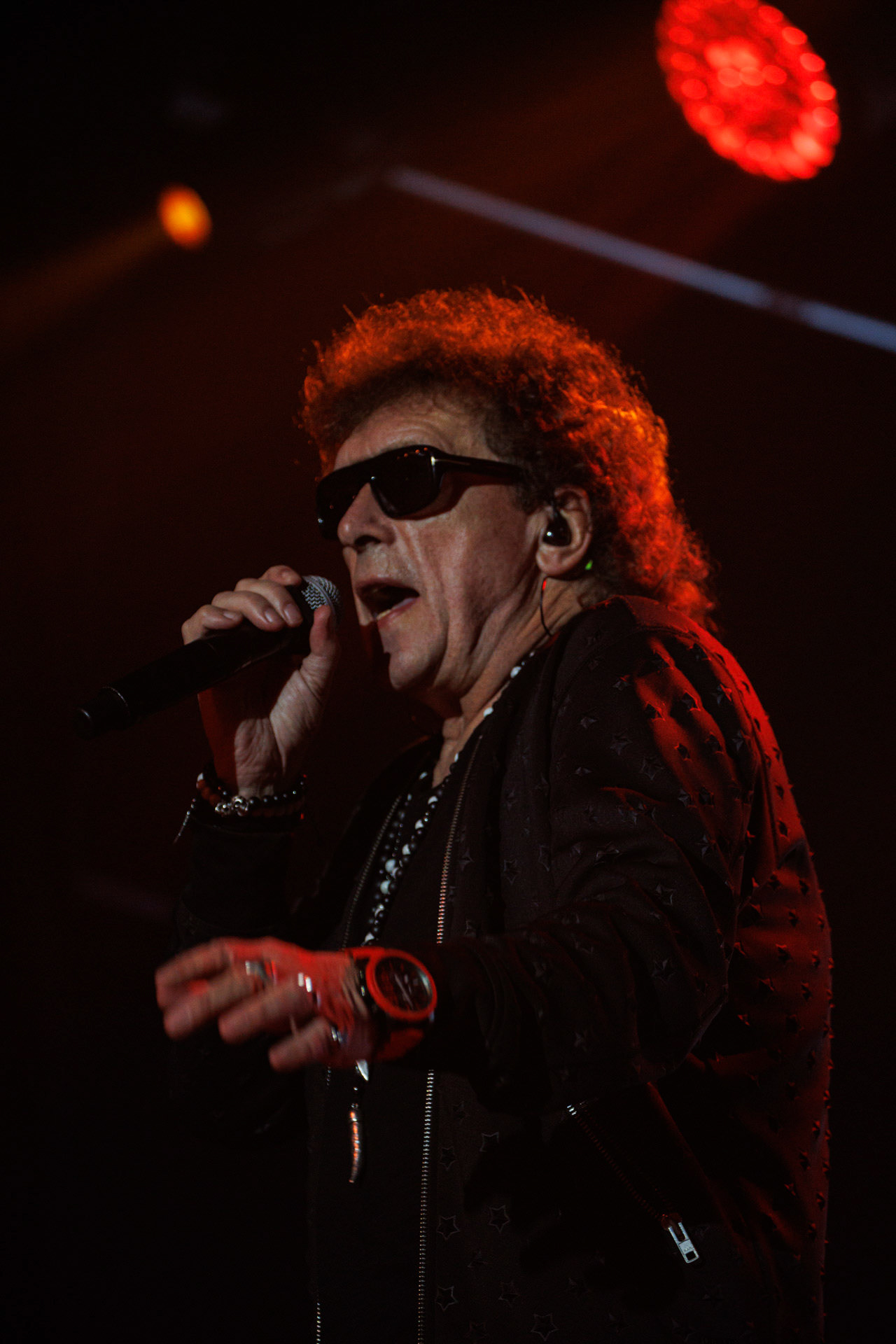 Koncerty Lady Pank - LP1 - w Klubie Stodola. LP1 - 35 lata od premiery albumu.n/z. Janusz Panasewicz – wokal, Fot. Andrzej kaziq Wasilkiewicz/Reporter