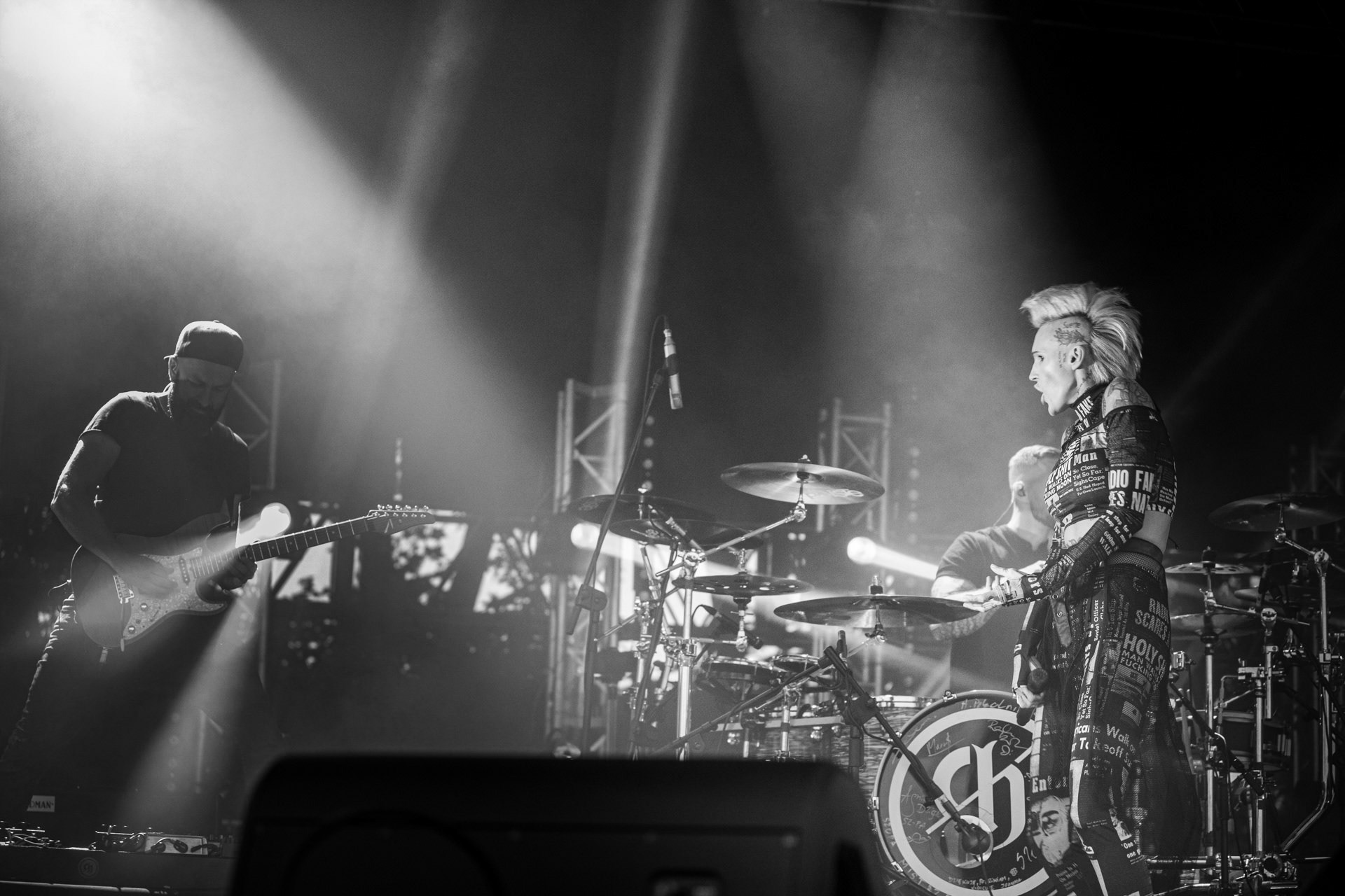 30.07.2021 Agnieszka Chylinska - koncert 25 lat na scenie! Warto bylo szalec. Warszawa Gramy do Woli Progresja.n/z Agnieszka Chylinska – wokal n/z Bartek Krolik – gitara basowa, klawisze,n/z Marek Piotrowski – instrumenty klawiszowe, n/z Maciej Maka – gitara,n/z Bartlomiej Szopix Czerniachowski - perkusja.Pop, pop-rock, hardrock, heavy metal,Fot. Andrzej Wasilkiewicz/Reporter