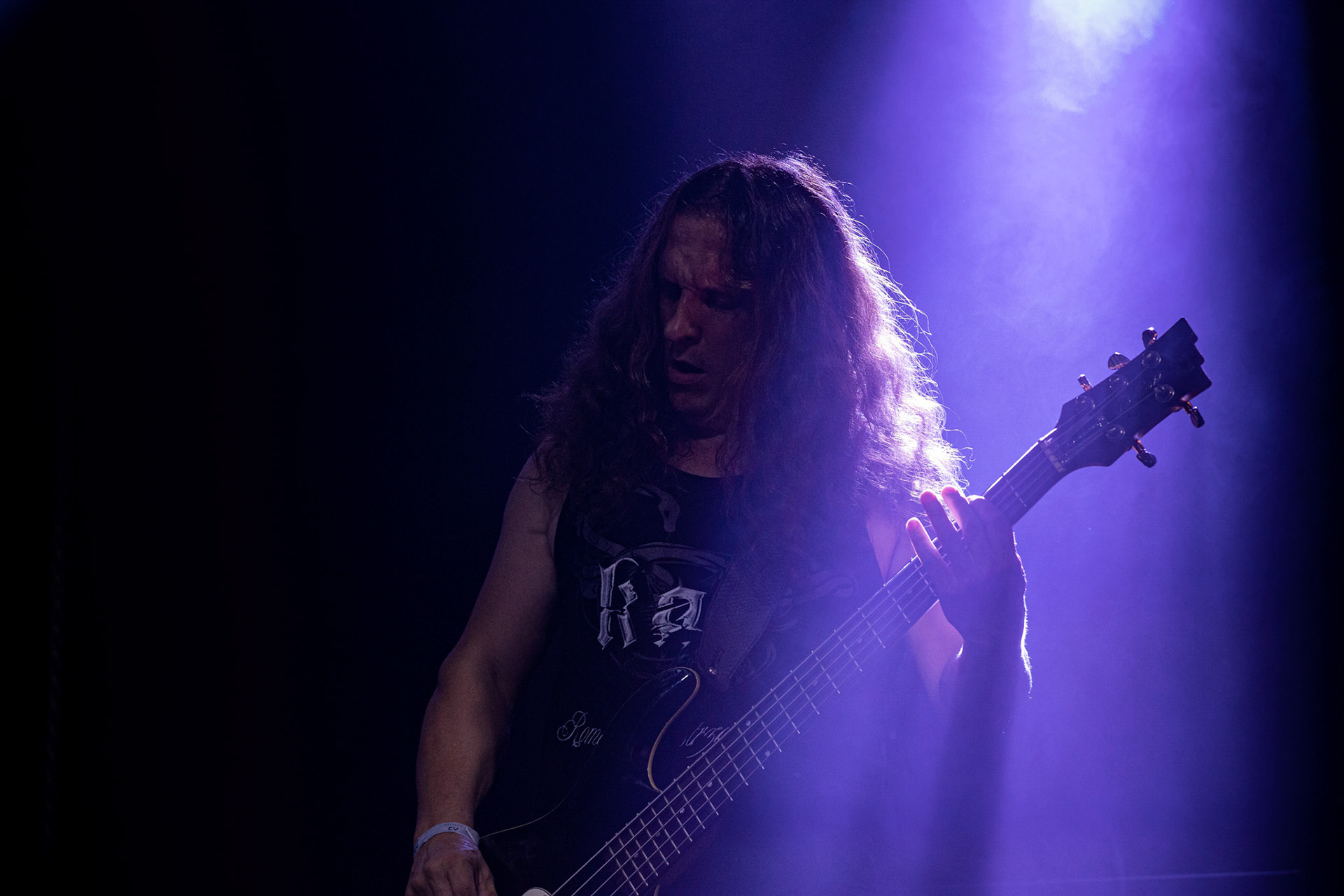 12.09.2021 - KAT i Roman Kostrzewski - koncert "Do zobaczenia w piekle" Wroclaw, Centrum Koncertowe A2.  Michal Laksa – bas,fot. Andrzej kaziq Wasilkiewicz