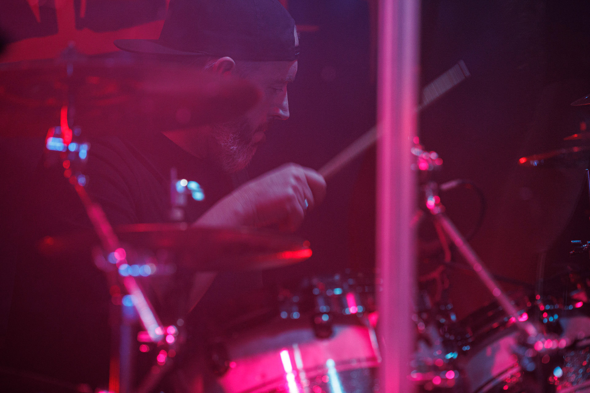 Painthing - death, doom metal.Koncert Czwarta Fala MMXXII klub VooDoo Warszawa.n/z Kuba Grobelny – guitar, vocal, n/z Bartłomiej Kaczor – guitar, n/z Darek Ojdana – keys, n/z Jan Rajkow-Krzywicki – bass,n/z Tomasz Śwital – drums,Fot. Andrzej Wasilkiewicz/kaziq.com