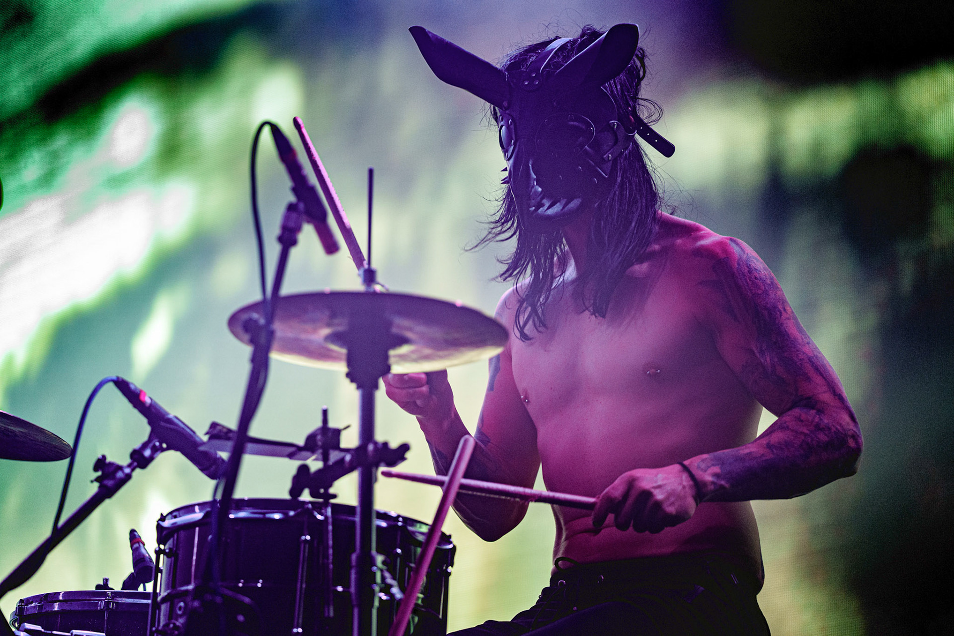 22.10.2021 Chris Corner - jako IAMX, klub Progresja, Warszawa. fot. Andrzej Wasilkiewicz/Reporter