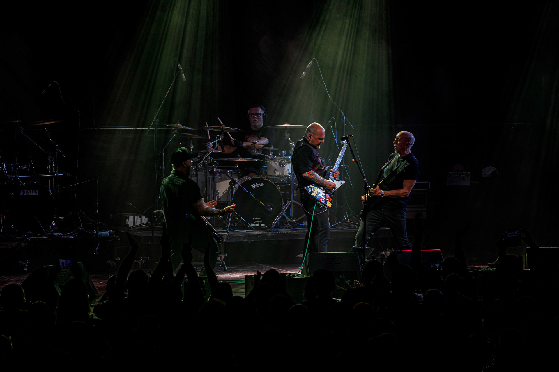 9.07.2022 Illusion Frozen Sun Fest 2022, Warszawa, klub Progresja, n/z Pawel Herbasch – perkusjan/z Tomasz Lipnicki – gitara, wokal,n/z Jerzy Rutkowski – gitaran/z Jarosław Smigiel – gitara basowaFot. Andrzej Wasilkiewicz/Reporter