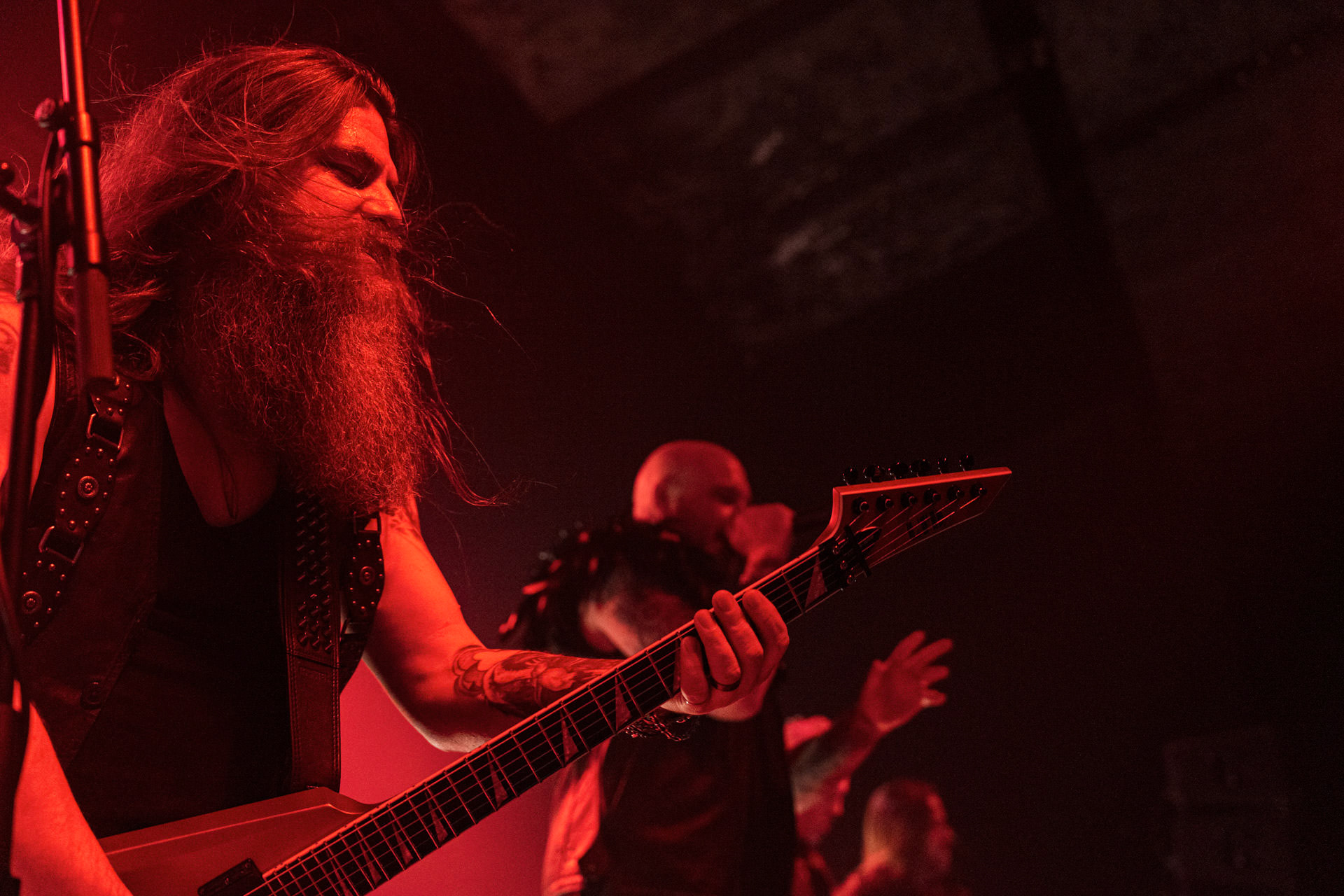 14.04.2023 Soilwork - szwedzki melodic death metal.Knock Out Productions, klub Progresja Warszawa. fot. Andrzej Wasilkiewicz/kaziq.com