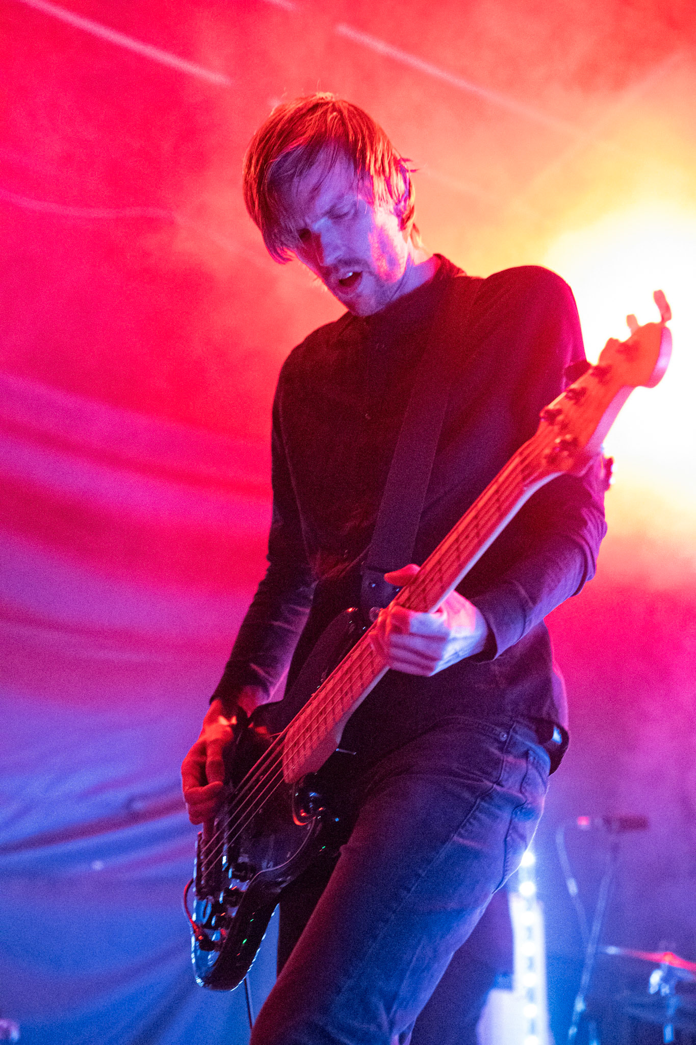 27.08.2021 TIDES FROM NEBULA koncert, Warszawa klub REJS,Lato w Plenerze, Winiary Bookings, Mystic Production,Post-rock, muzyka alternatywna, progresywny rock.n/z Przemek Weglowski – gitara basowaFot. Andrzej Wasilkiewicz/Reporter