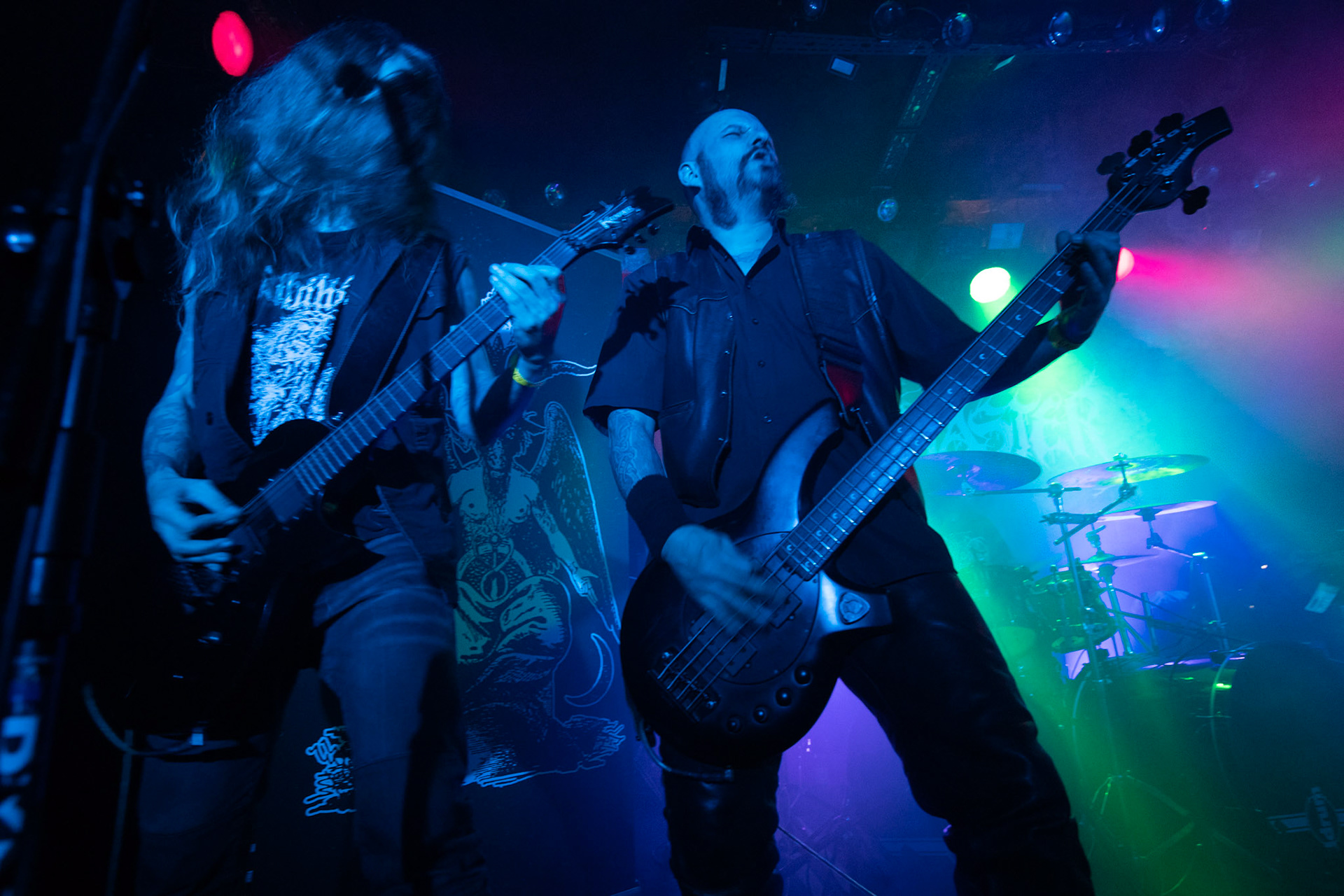 14.01.2019r. Witchmaster,  trasa XX years of Violence & Blasphemy klub VooDoo  Warszawa.  fot. Andrzej Wasilkiewicz/Reporter