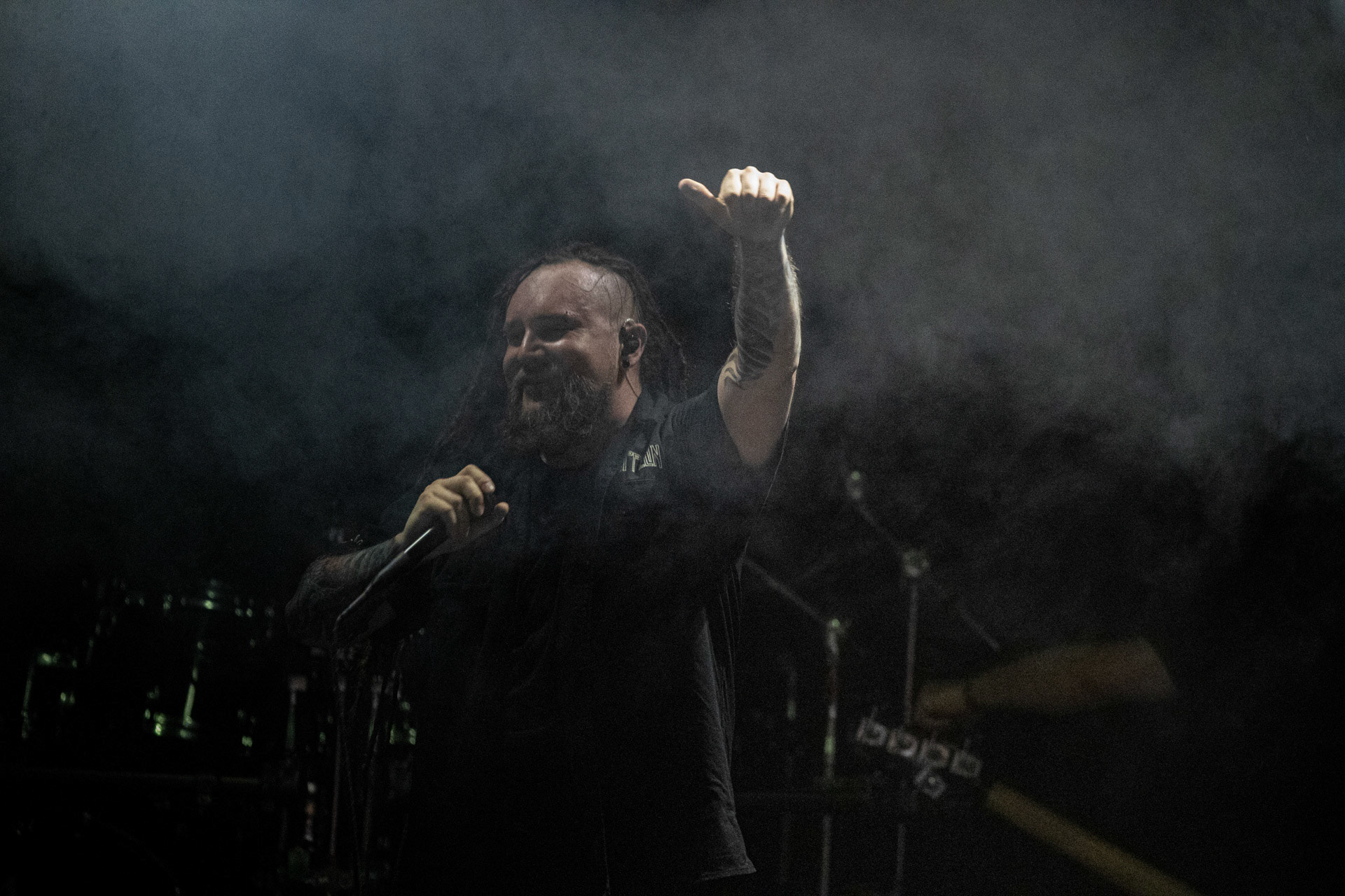 28.08.2021 Decapitated - koncert, Warszawa klub REJS,Lato w Plenerze, Winiary Bookings, Mystic Production, Nuclear Blast,n/z Waclaw Vogg Kieltyka – gitara,n/z Rafal Rasta Piotrowski – wokal, n/z James Stewart - perkusja, n/z Pawel Pasek - bass,Fot. Andrzej Wasilkiewicz/Reporter