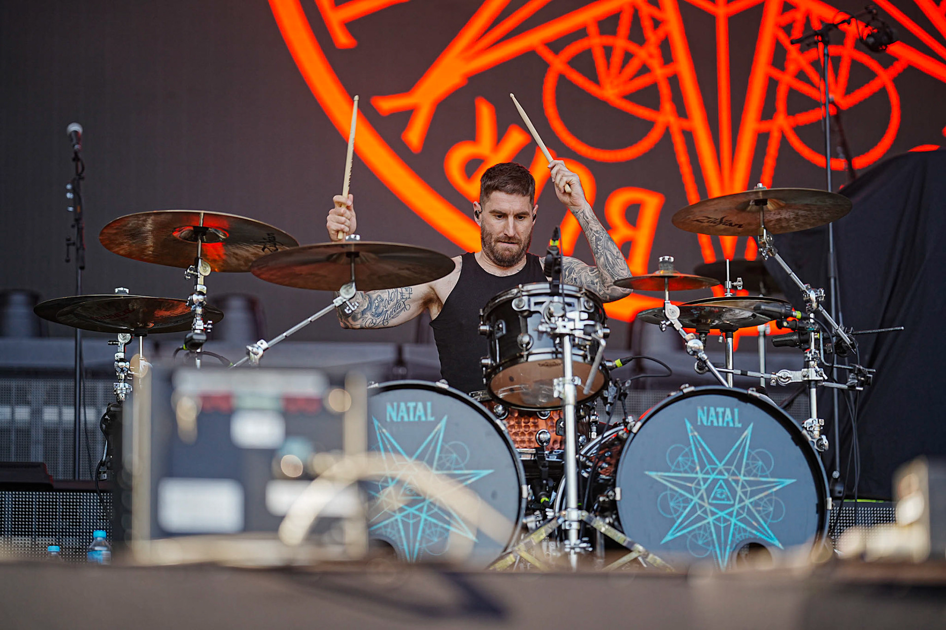 10.06.2023 Bury Tomorrow trzeci dzien festiwaluMystic Festival 2023, Stocznia Gdanska fot. Andrzej Wasilkiewicz/Reporter