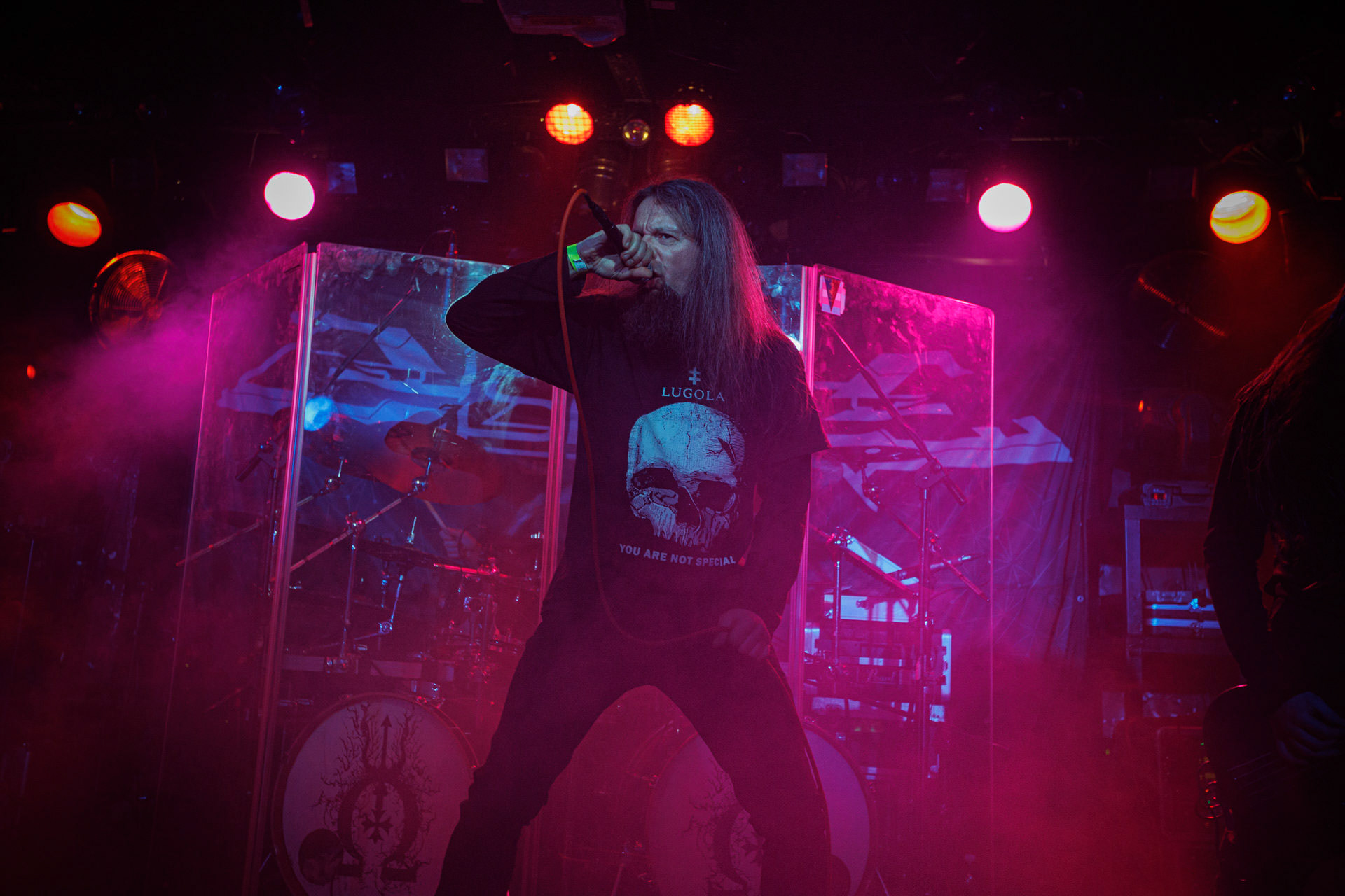 18.03.2022 Thy Disease - INFERNALIS RESURGENTIS - Warszawski koncert zespolu Thy Disease.Black metal, death metal, polski metal.n/z Martin – vocals,fot. Andrzej Wasilkiewicz/Reporter