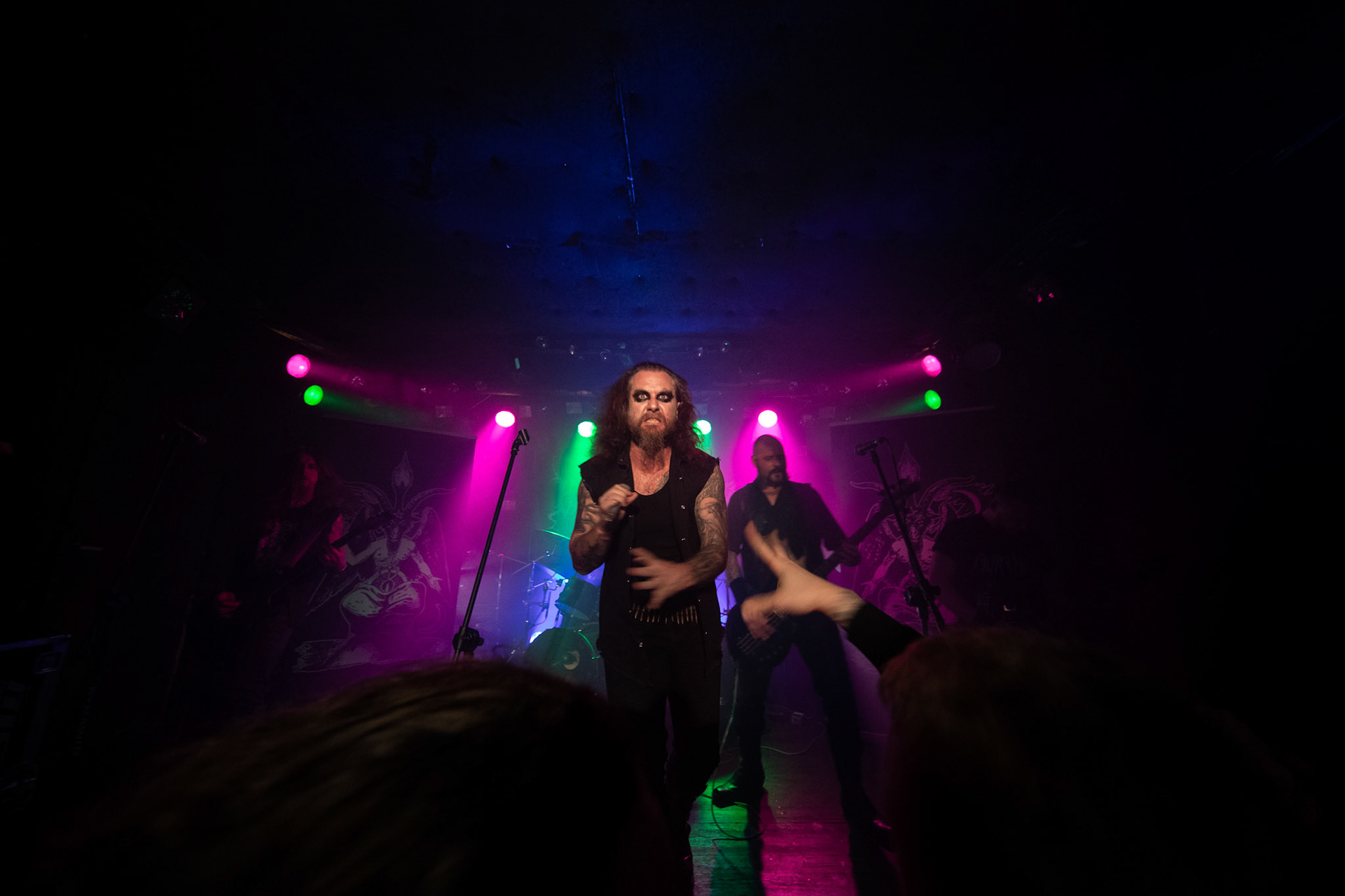 14.01.2019r. Witchmaster,  trasa XX years of Violence & Blasphemy klub VooDoo  Warszawa.  fot. Andrzej Wasilkiewicz/Reporter