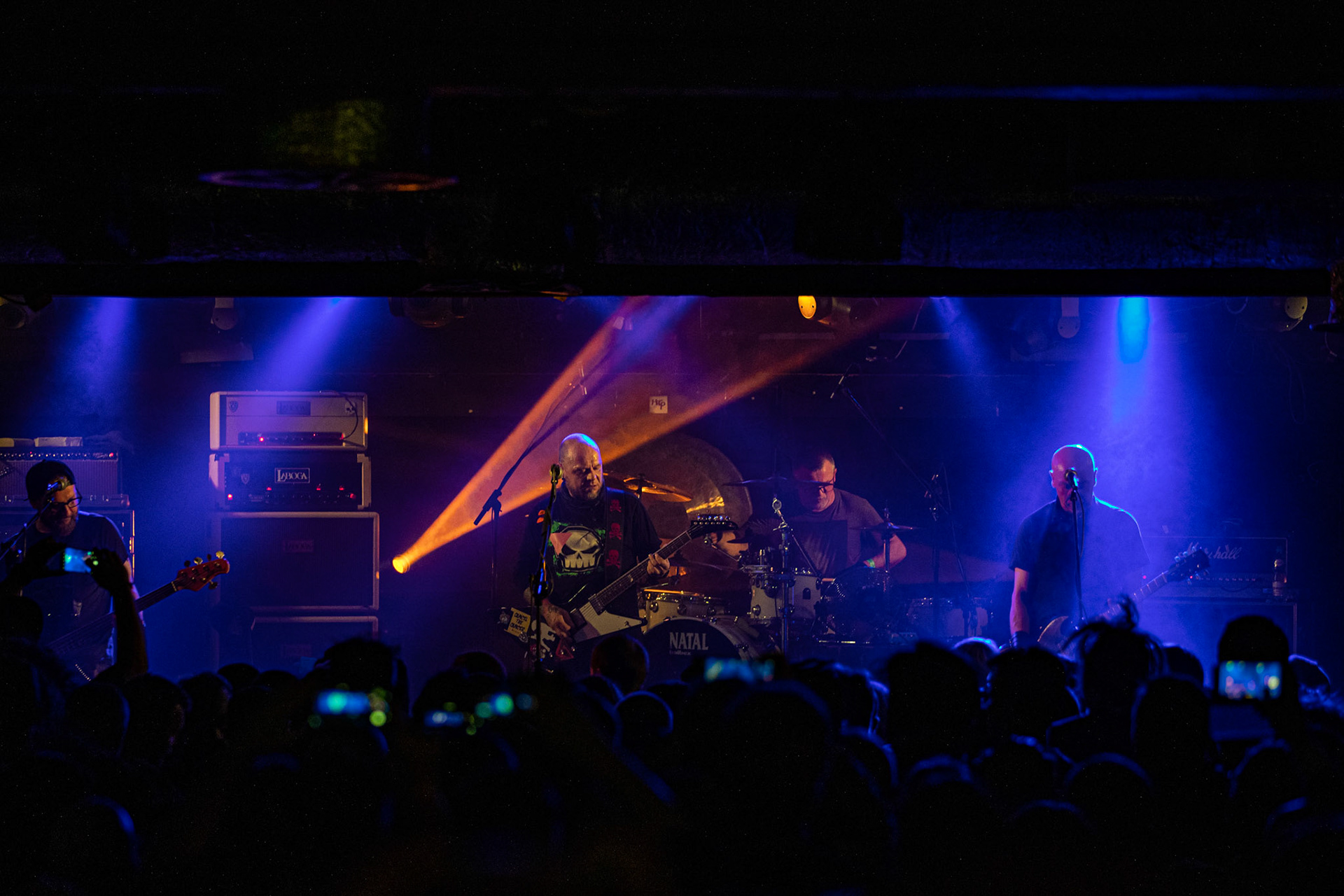 02.02.2020 Koncert Illusion w warszawskiej Proximie. 
n/z Paweł Herbasch – perkusja
n/z Tomasz Lipnicki – gitara, wokal,
n/z Jerzy Rutkowski – gitara
n/z Jarosław Śmigiel – gitara basowa
Polski grunge, hardcore, hardrock, Winiary Bookings fot. Andrzej Wasilkiewicz/REPORTER