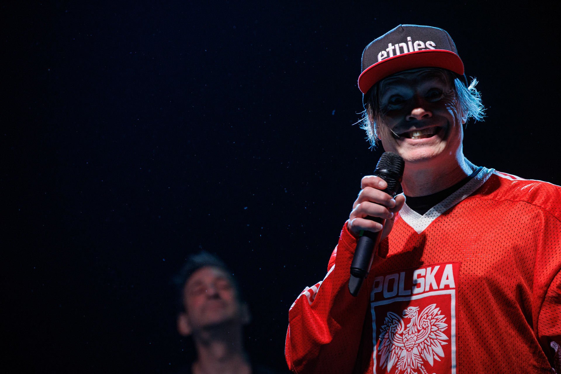 30.11.2021 koncert Dog Eat Dog - USA - hardcore, punkrock, rap, metal, hip hop, reggae, soul, funk,n/z Dave Neabore (bass), n/z John Connor (vocals), n/z Brandon Finley (drums), n/z Roger Hammerli (guitar),n/z Bozez (sax &amp; beer),koncert Warszawa, Progresja 25 lat albumu Play Games -  Dog Eat Dog.fot. Andrzej Wasilkiewicz/Reporter