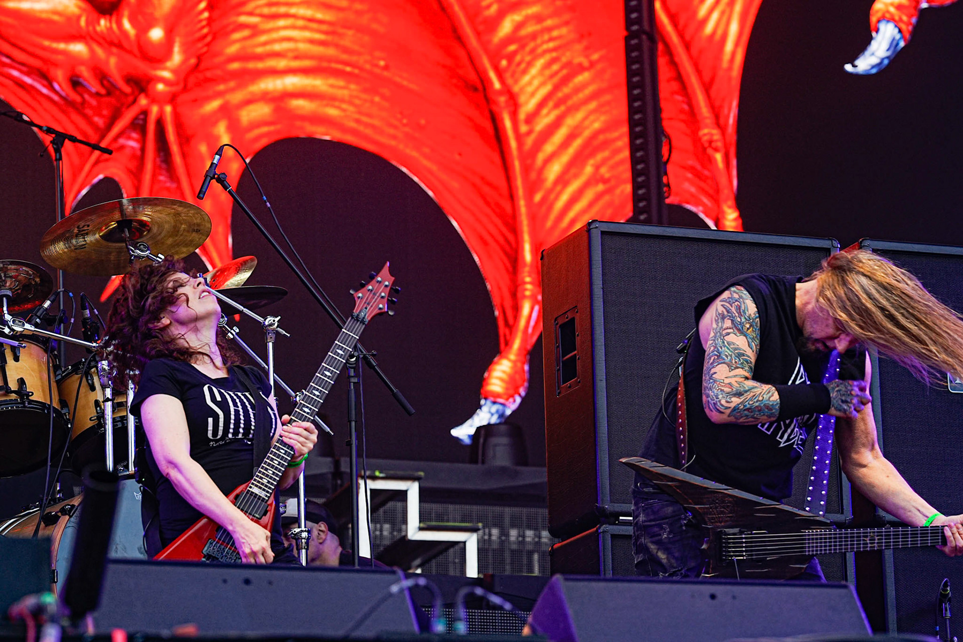 10.06.2023 Dark Angel trzeci dzien festiwaluMystic Festival 2023, Stocznia Gdanska fot. Andrzej Wasilkiewicz/Reporter