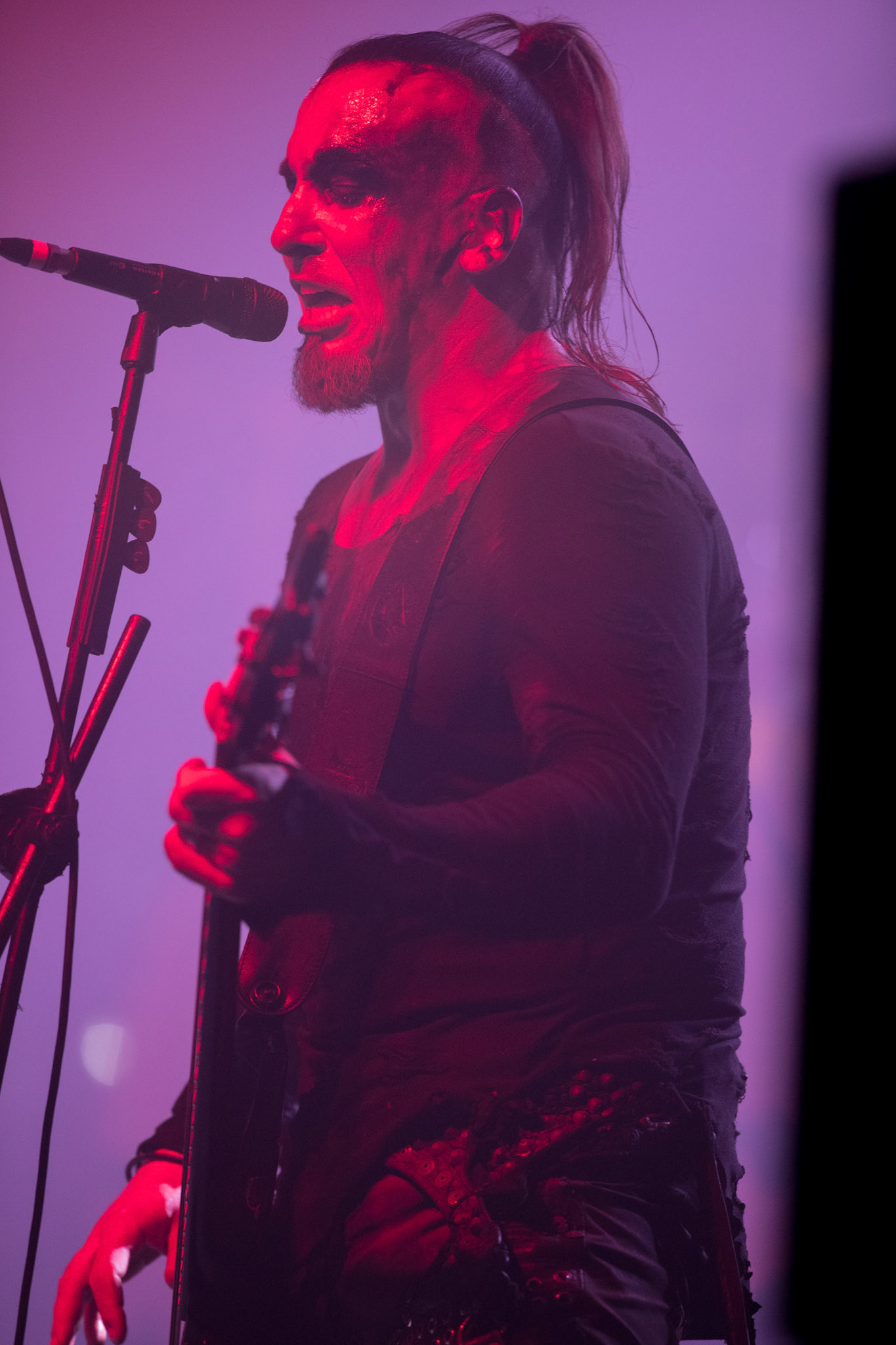 15.12.2017r. Behemoth koncert Merry Christless - Warszawa Progresja, Adam "Nergal" Darski – gitara, wokal prowadzący, 
Zbigniew "Inferno" Promiński – perkusja,
Tomasz "Orion" Wróblewski – gitara basowa, Patryk "Seth" Sztyber – gitara,  fot. Andrzej Wasilkiewicz/Reporter