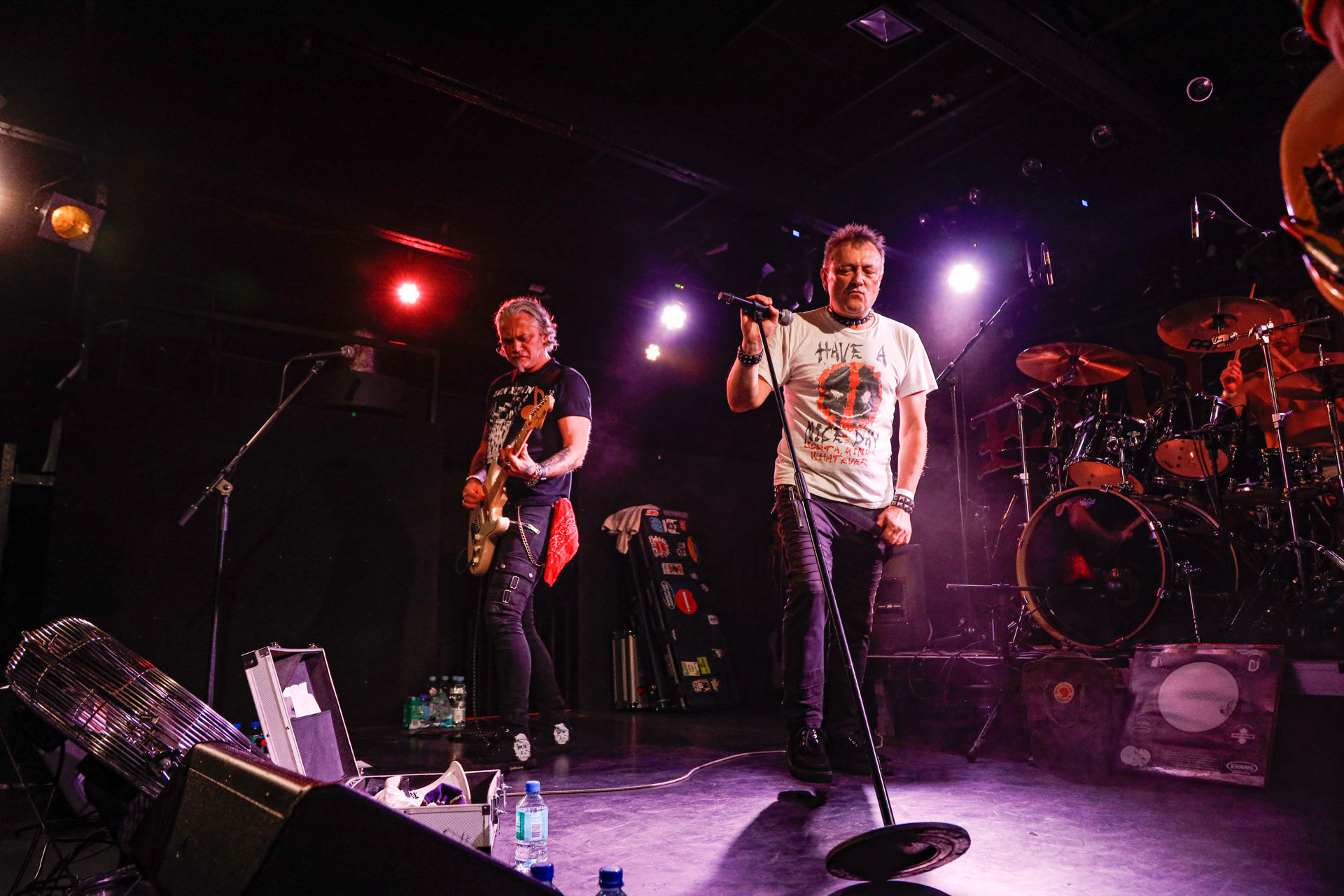 25.08.2022 TZN Xenna - warszawska grupa punkowa z frontmenem Krzysztofem Zygzakiem Chojnackim przed warszawskim koncertem The Exploited.fot. Andrzej Wasilkiewicz/Reporter