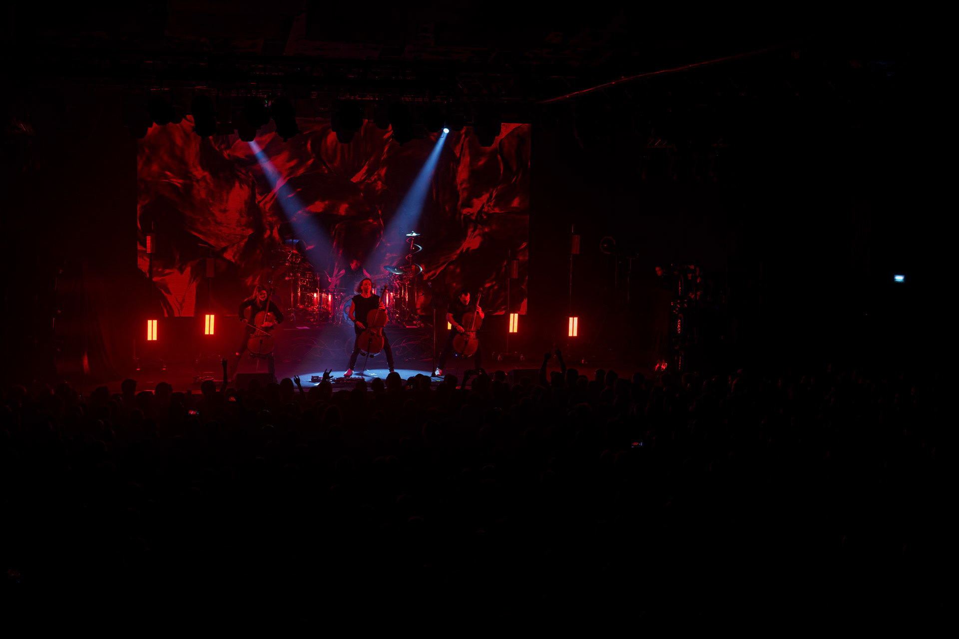 25.03.2023 APOCALYPTICA - symfoniczny heavy metal. Klub Progresja, Warszawa, Knock Out Productions. fot. Andrzej Wasilkiewicz/Reporter