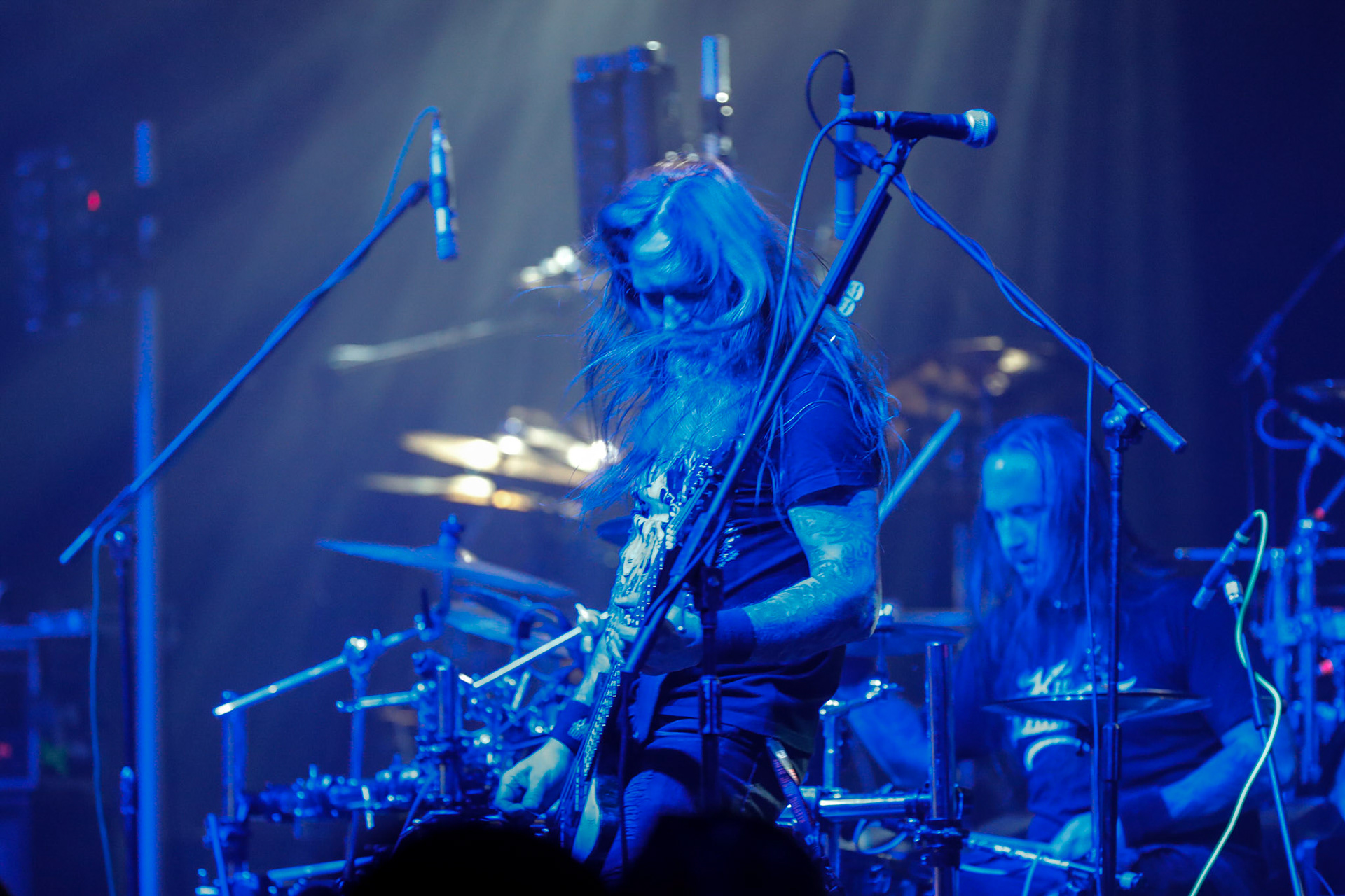 30.11.2018 Knock Out Tour 2018 - Warszawa Progresja -VIRGIN SNATCH  thrash metal, death metal,
Łukasz "Zielony" Zieliński wokal,
Grzegorz "Grysik" Bryła  gitara, 
Paweł Pasek  gitara, 
Piotr "Anioł" Wącisz  gitara basowa, 
Jacek Nowak perkusja,  fot. Andrzej Wasilkiewicz/Reporter