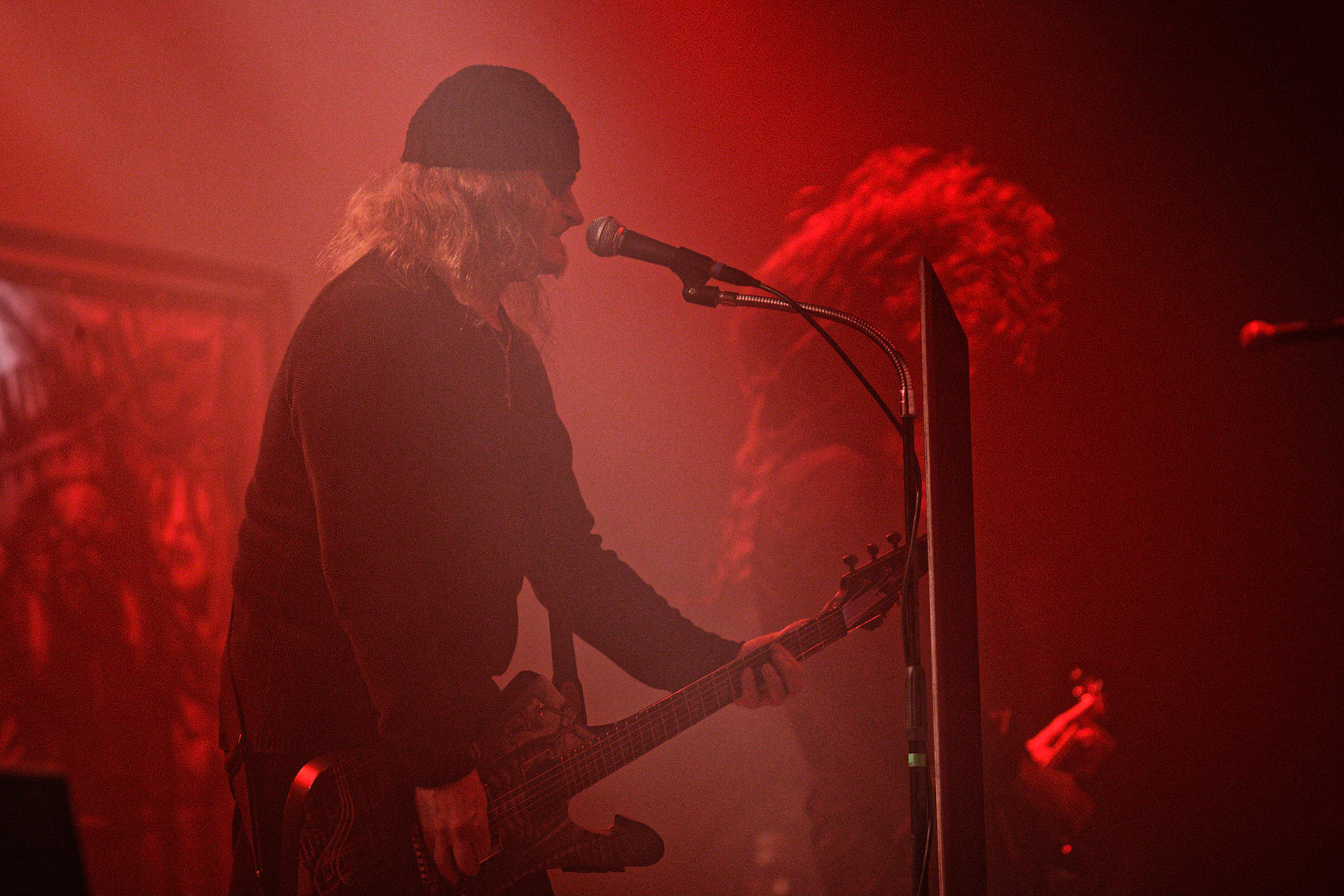 koncert Triptykon, voc. git. Tom Gwarrior, Thomas Gabriel Fischer, Szwajcaria fot. Andrzej Wasilkiewicz/Reporter