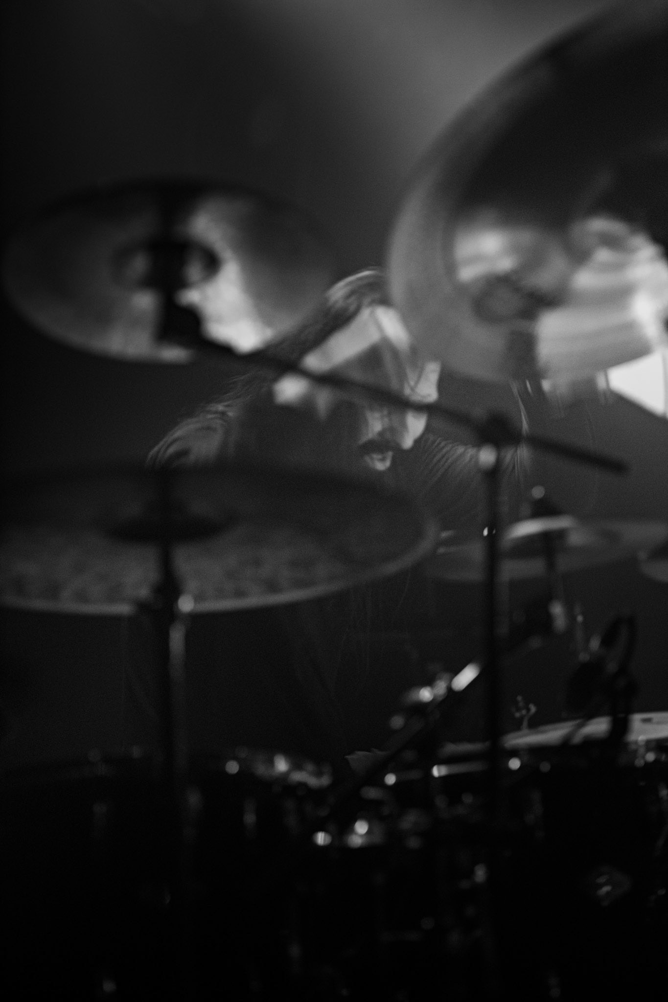 Koncert 4dots - 20.12.2019 Warszawa Klub Pogłos, n/z J.R. Chodkowski drums, Post something, Post something else, fot. Andrzej Wasilkiewicz/REPORTER