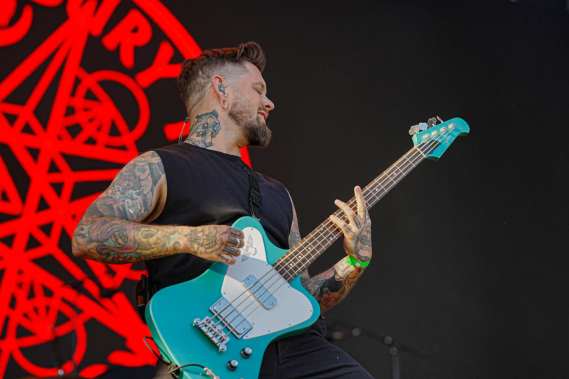 10.06.2023 Bury Tomorrow trzeci dzien festiwaluMystic Festival 2023, Stocznia Gdanska fot. Andrzej Wasilkiewicz/Reporter