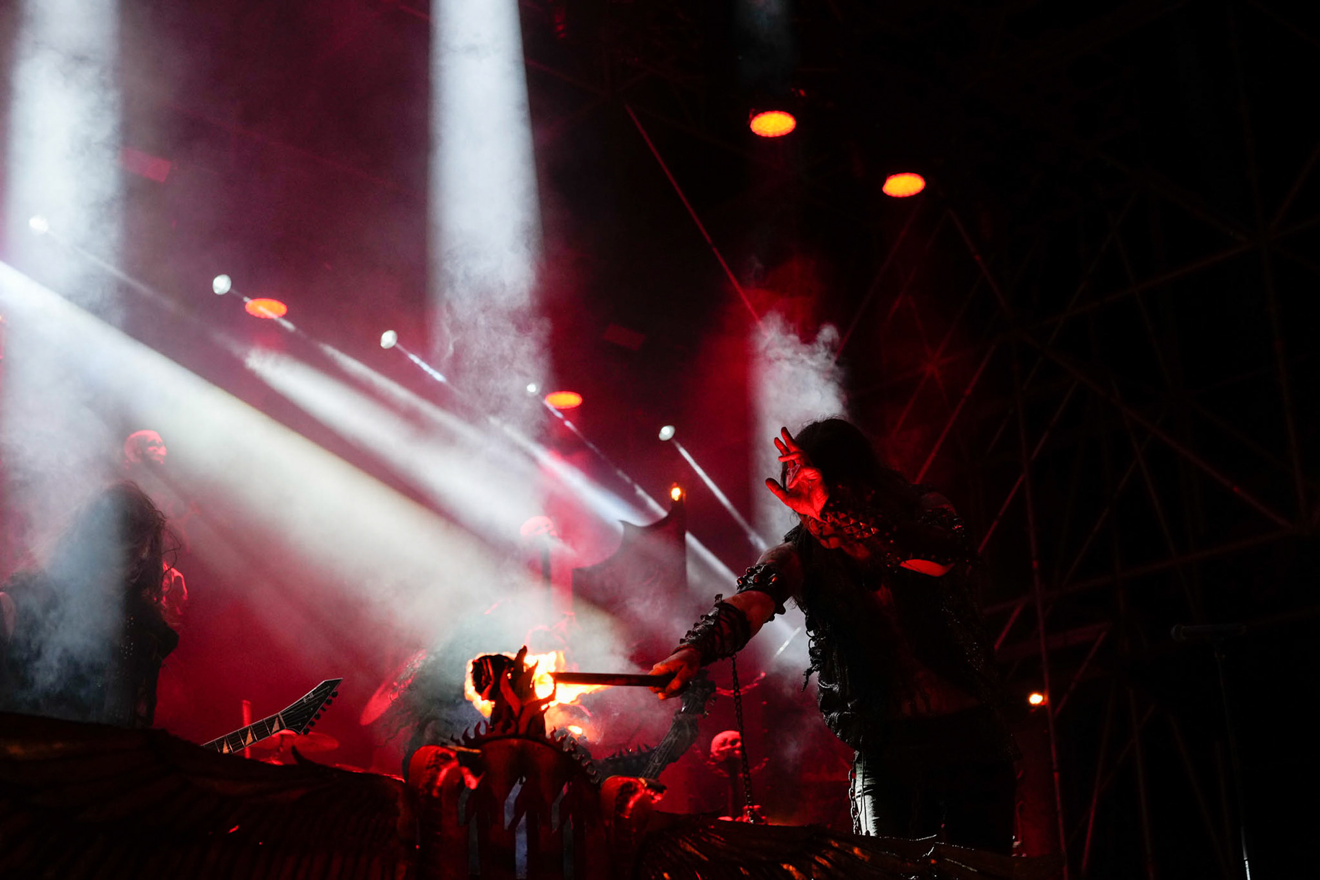 9.06.2023 Watain dzien drugi festiwaluMystic Festival 2023, Stocznia Gdanska fot. Andrzej Wasilkiewicz/Reporter