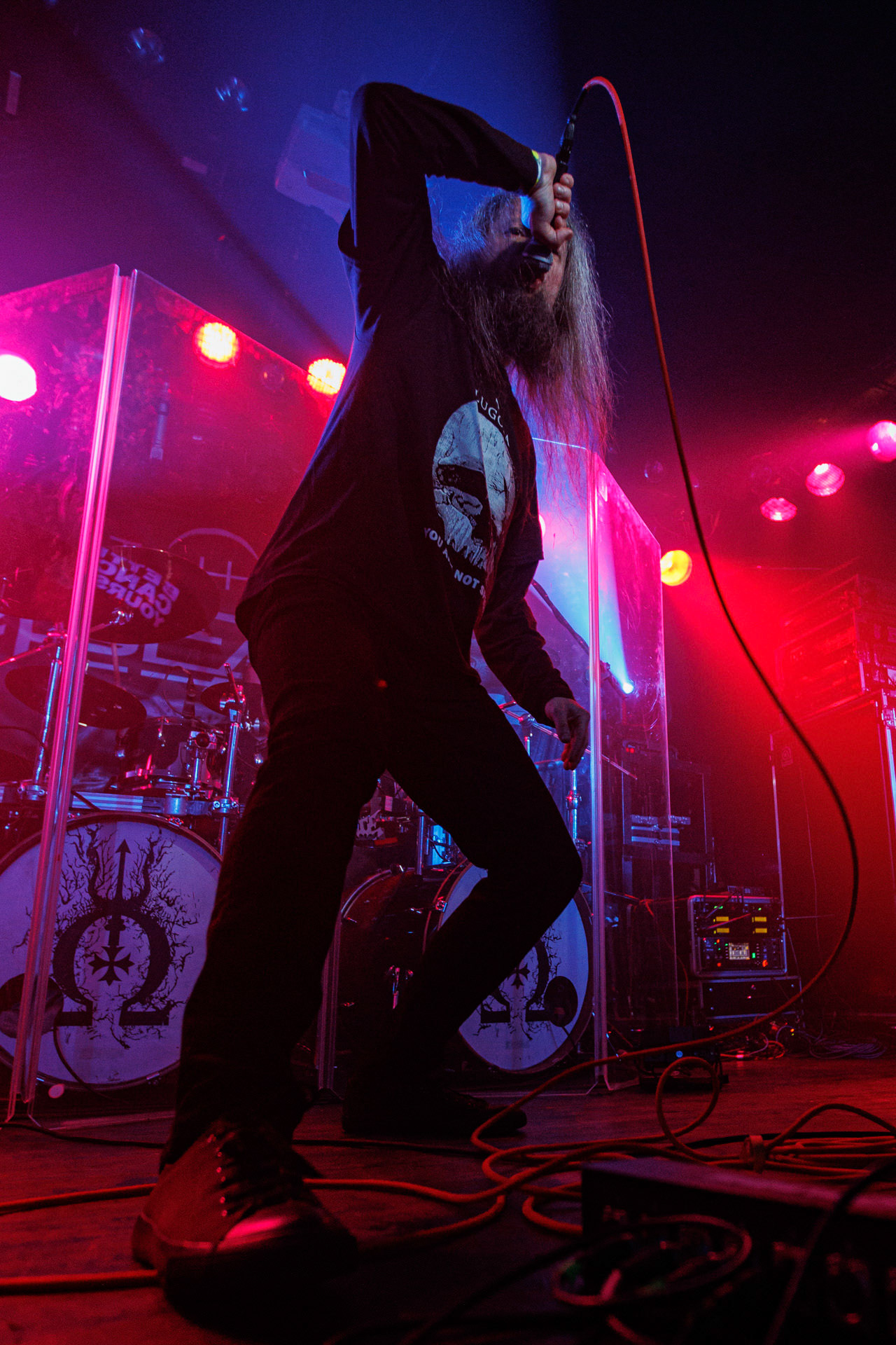 18.03.2022 Thy Disease - INFERNALIS RESURGENTIS - Warszawski koncert zespolu Thy Disease.Black metal, death metal, polski metal.n/z Martin – vocals,fot. Andrzej Wasilkiewicz/Reporter