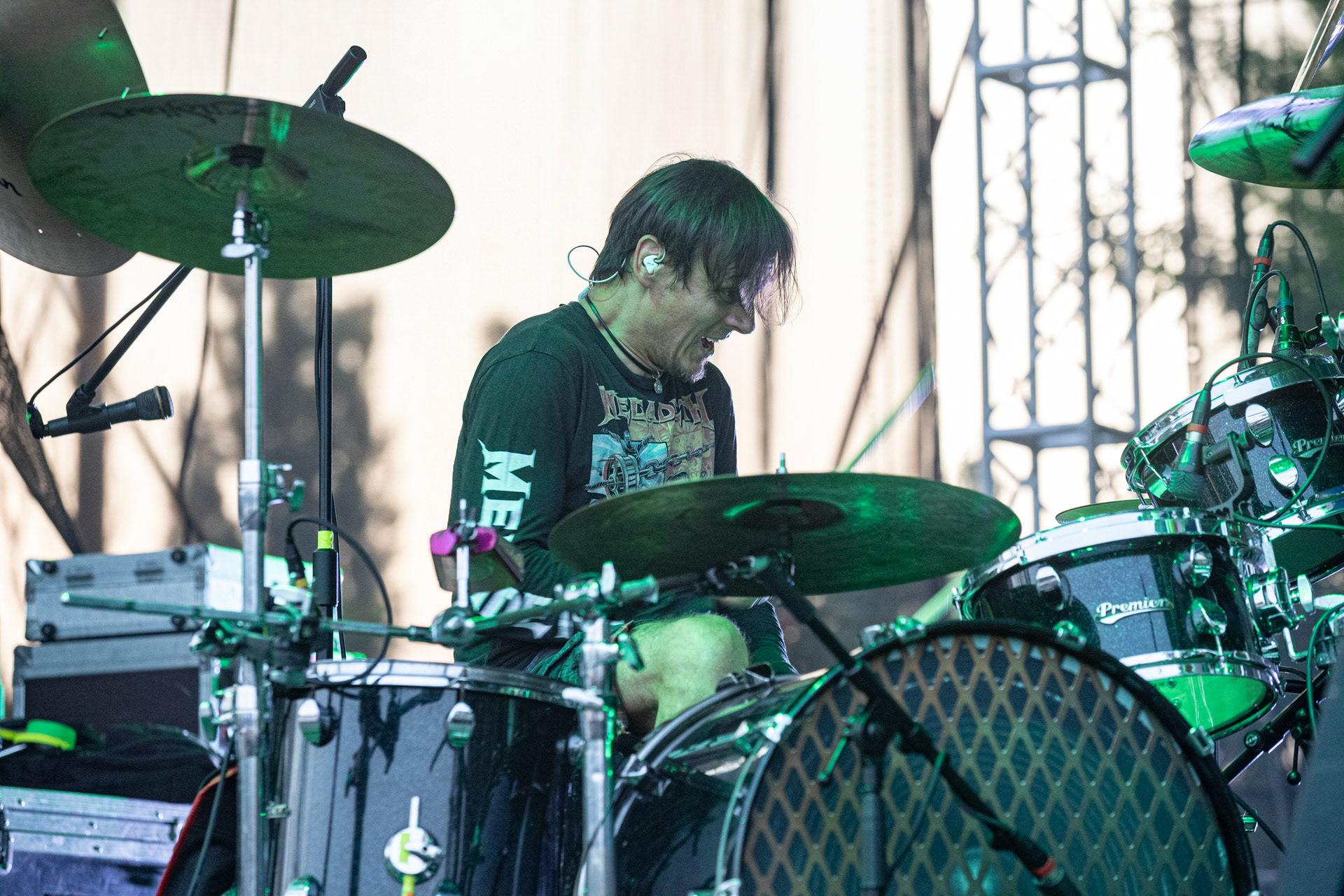 Koncert Luxtorpeda 10 urodziny. Warszawa Progresja.Gramy do Woli.n/z.Tomasz „Krzyżyk” Krzyżaniak – perkusjaFot. Andrzej kaziq Wasilkiewicz/Reporter