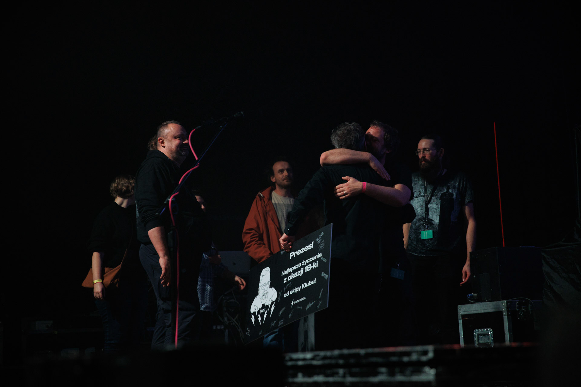 18.12.2021 Antysylwester Antyradia, 18 lat klubu Progresja,n/z Marek „Prezes” Laskowski, fot. Andrzej Wasilkiewicz/Reporter