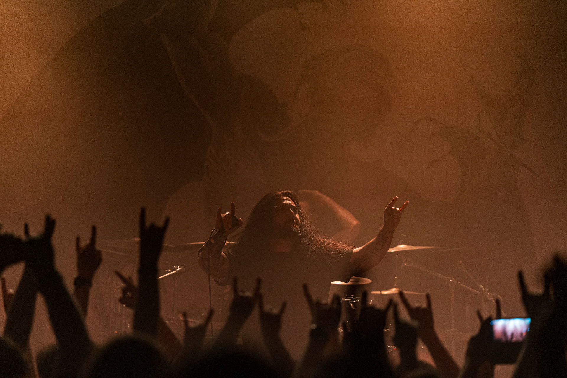 14.04.2023 Kataklysm - kanadyjski melodic death metal. Knock Out Productions, klub Progresja Warszawa. fot. Andrzej Wasilkiewicz/kaziq.com