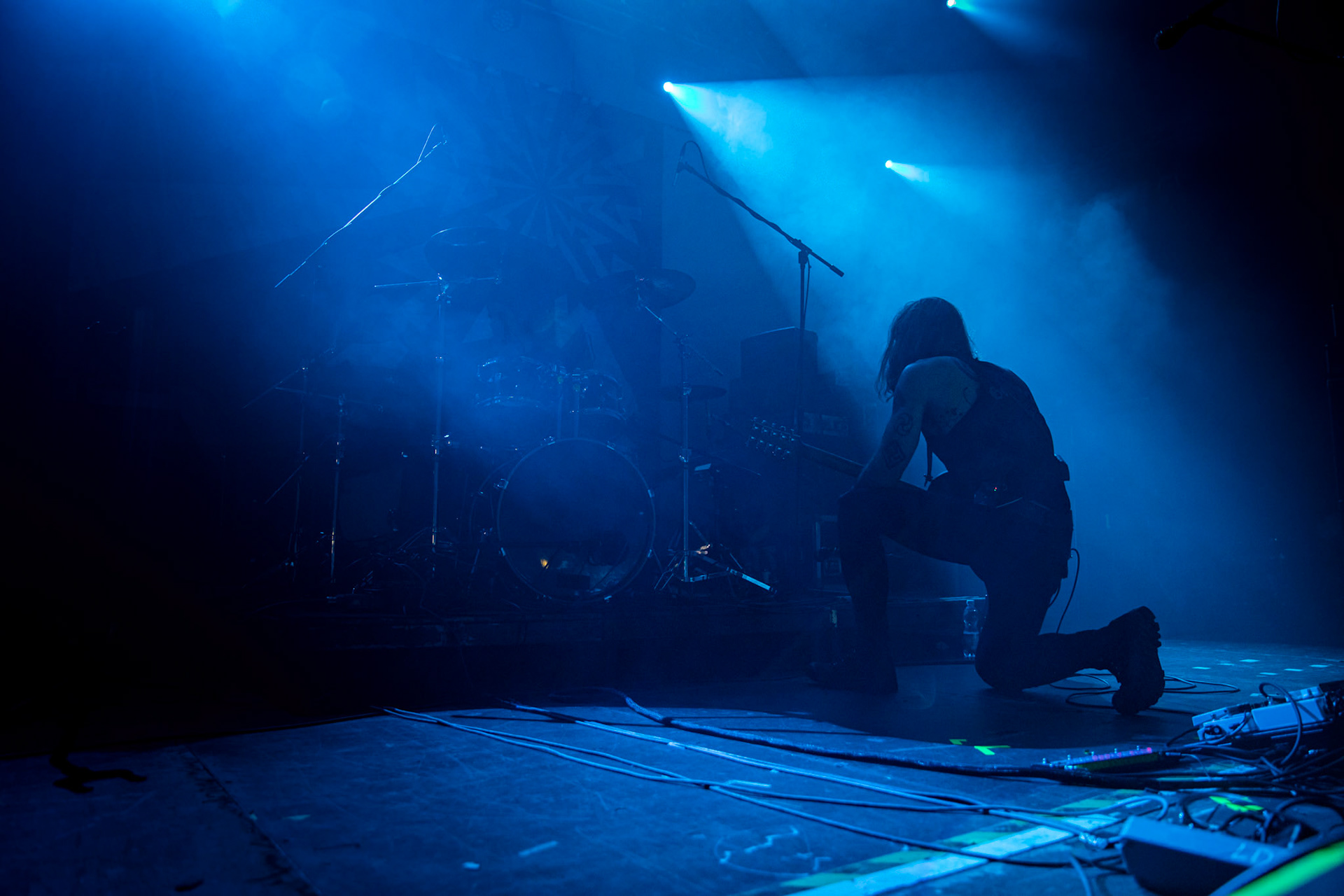 15.12.2019 koncert szwajcarskiego zespołu Bölzer, Merry Christless 2019, Warszawa Klub Progresja,
black metal, death metal,
n/z KzR Okoi Therry Jones – wokal, guitara,
n/z HzR Fabian Wyrsch – perkusja,
New Aeon Musick, Knock Out Productions
fot. Andrzej Wasilkiewicz/REPORTER