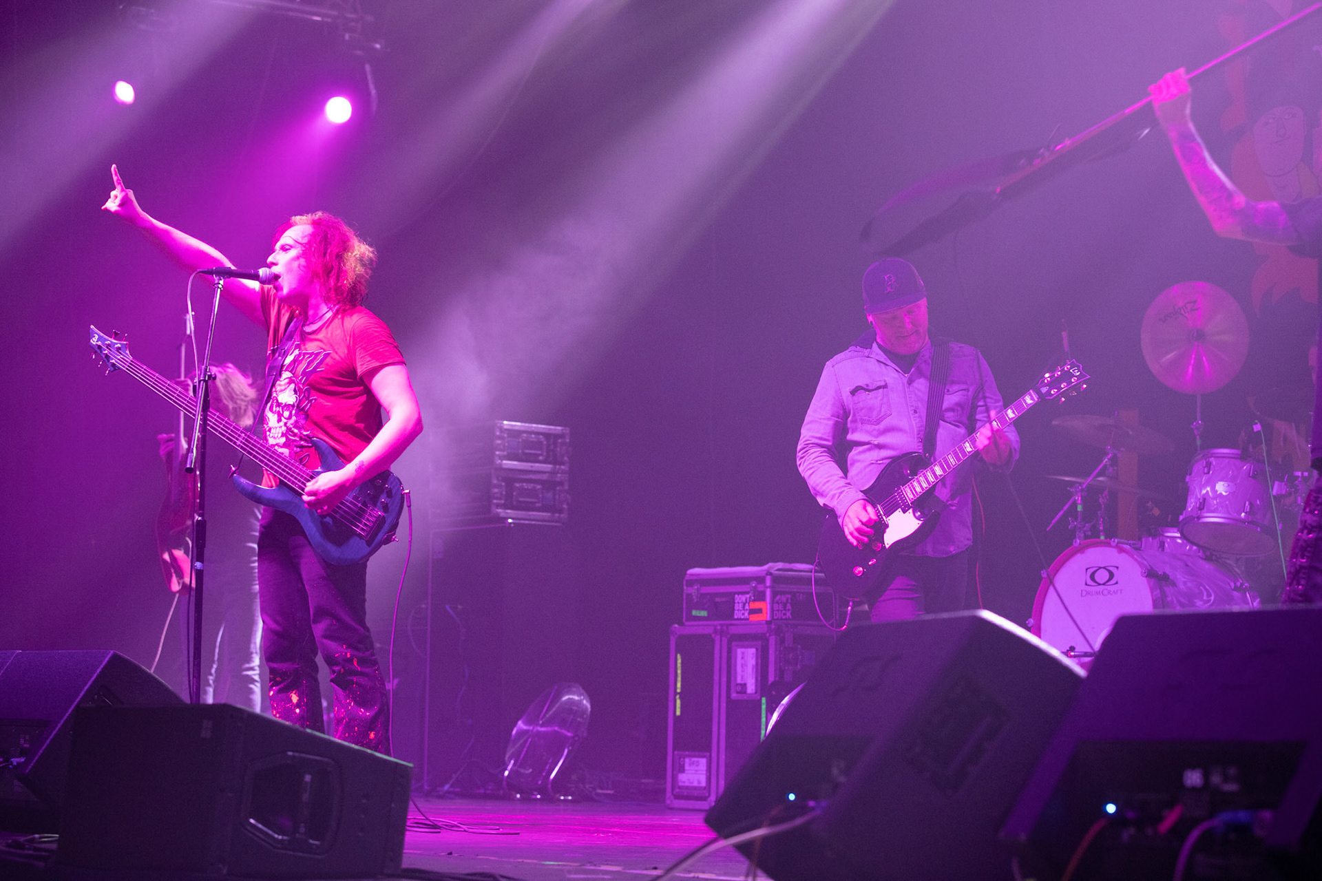 Waltari - Finlandia - Crossover Rock, punk, metal, chaos,
Kari "Kärtsy" Hatakka, 
Jariot Lehtinen, 
Sami Yli-Sirniö, 
Ville Vehviläinen, 
Jani Hölli, 
koncert w Warszawskiej Progresji w ramach trasy 25 lat All Boro Kings zespołu Dog Eat Dog.
fot. Andrzej Wasilkiewicz/Reporter