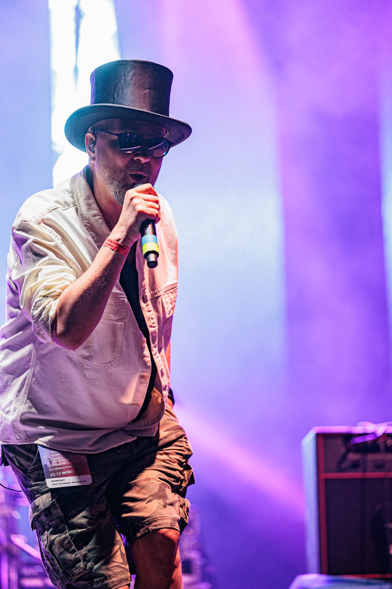 13.05.2022 Pidzama Porno Juwenalia Politechniki Warszawskiejn/z Krzysztof Grabaz Grabowski – wokal,punk rock, rock, reggae, S.P. Records.fot. Andrzej Wasilkiewicz/Reporter