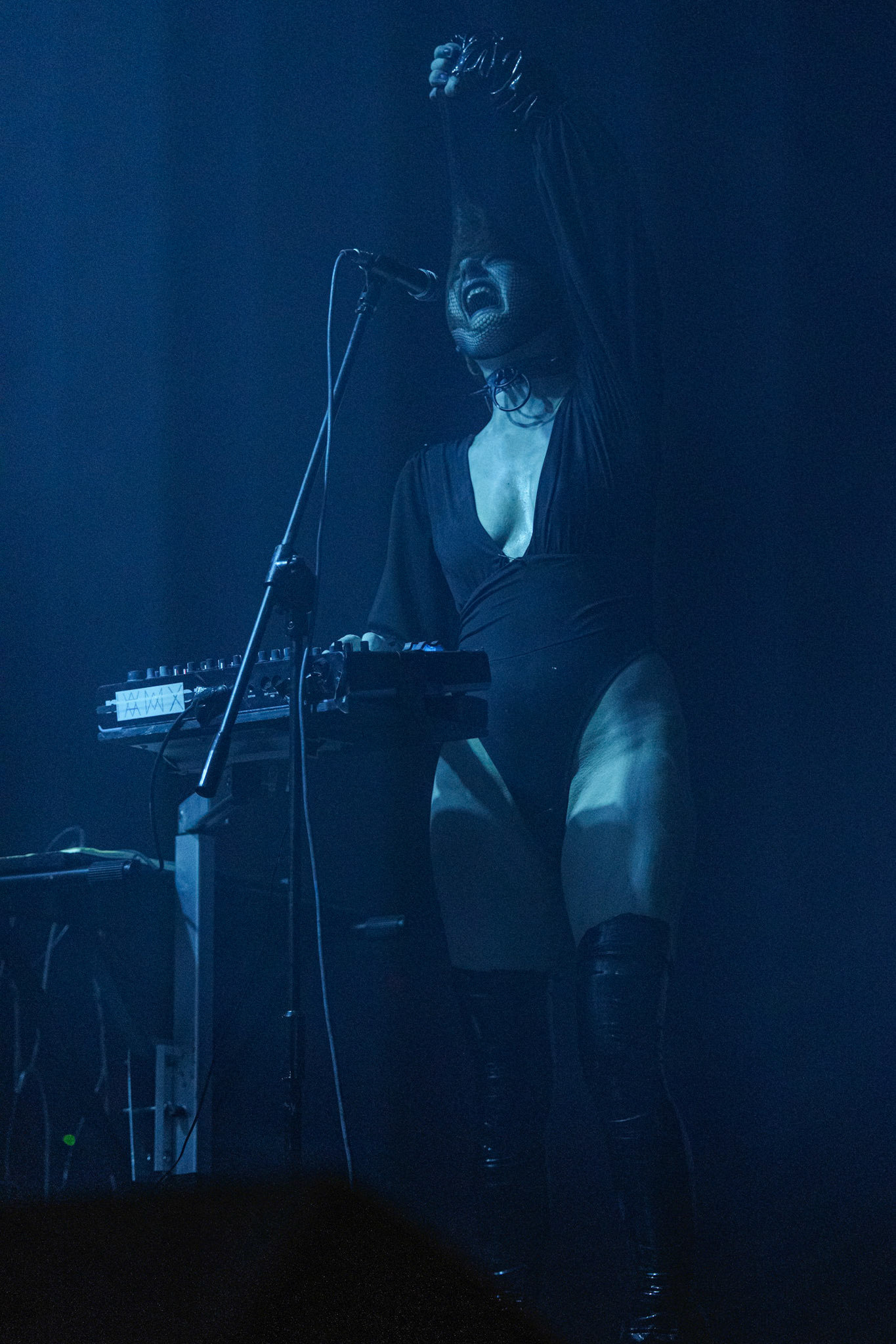 22.10.2021 Chris Corner - jako IAMX, klub Progresja, Warszawa. fot. Andrzej Wasilkiewicz/Reporter