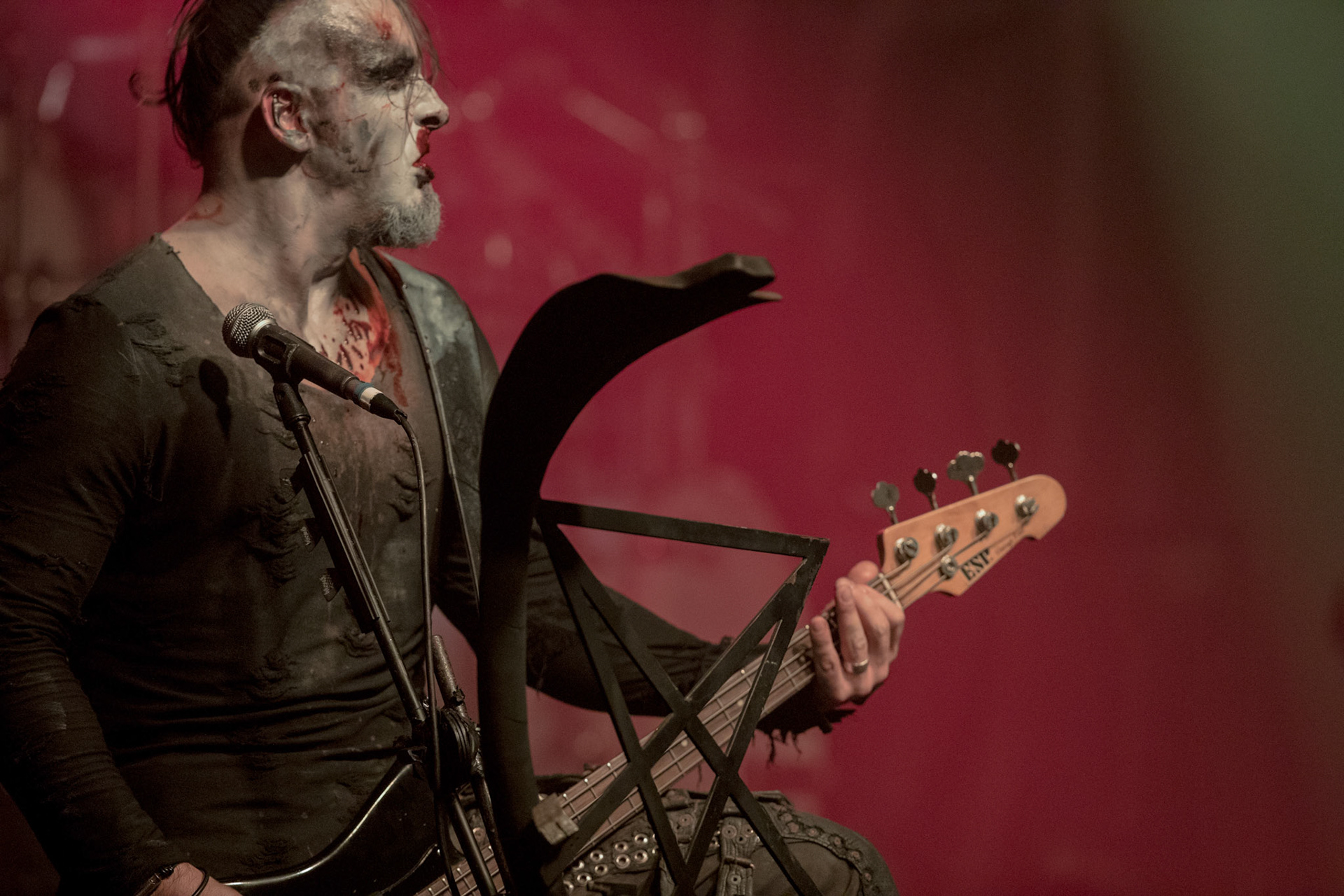 15.12.2017r. Behemoth koncert Merry Christless - Warszawa Progresja, Adam "Nergal" Darski – gitara, wokal prowadzący, 
Zbigniew "Inferno" Promiński – perkusja,
Tomasz "Orion" Wróblewski – gitara basowa, Patryk "Seth" Sztyber – gitara,  fot. Andrzej Wasilkiewicz/Reporter