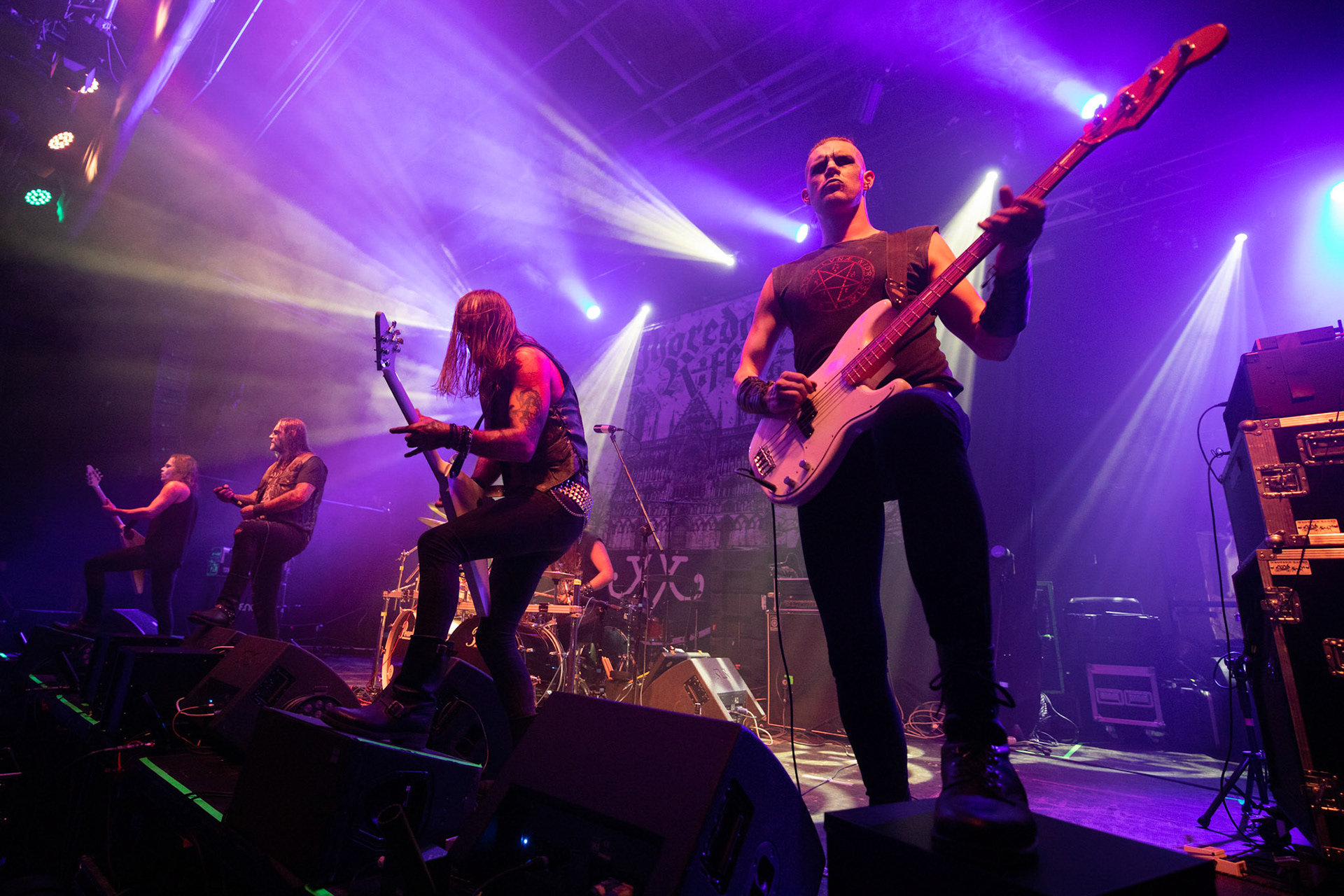 WHOREDOM RIFE - Norwegia - black metal,
koncert w Warszawskiej Progresji w ramach trasy Ecclesia Diabolica Baltica.
fot. Andrzej Wasilkiewicz/Reporter