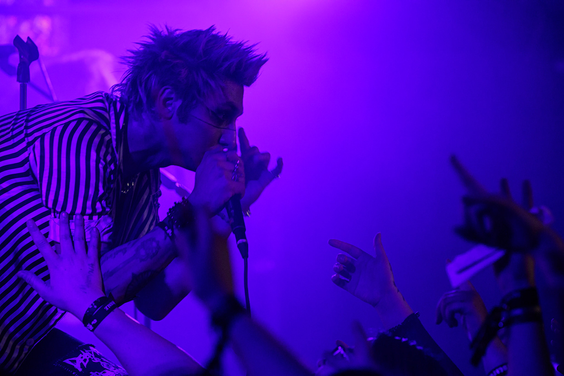 PALAYE ROYALE
The Bastards World Tour 2020: Europe.
Palaye Royal - Kanadyjski Fashion Art Rock Band,
nz. Remington Leith – Vocals,
nz. Sebastian Danzig – Guitar/Organ,
nz. Emerson Barrett - Drums,
Koncert w warszawskiej Proximie 10.03.2020
Sumerian Records, WiniaryBookings,
fot. Andrzej Wasilkiewicz/kaziq.com