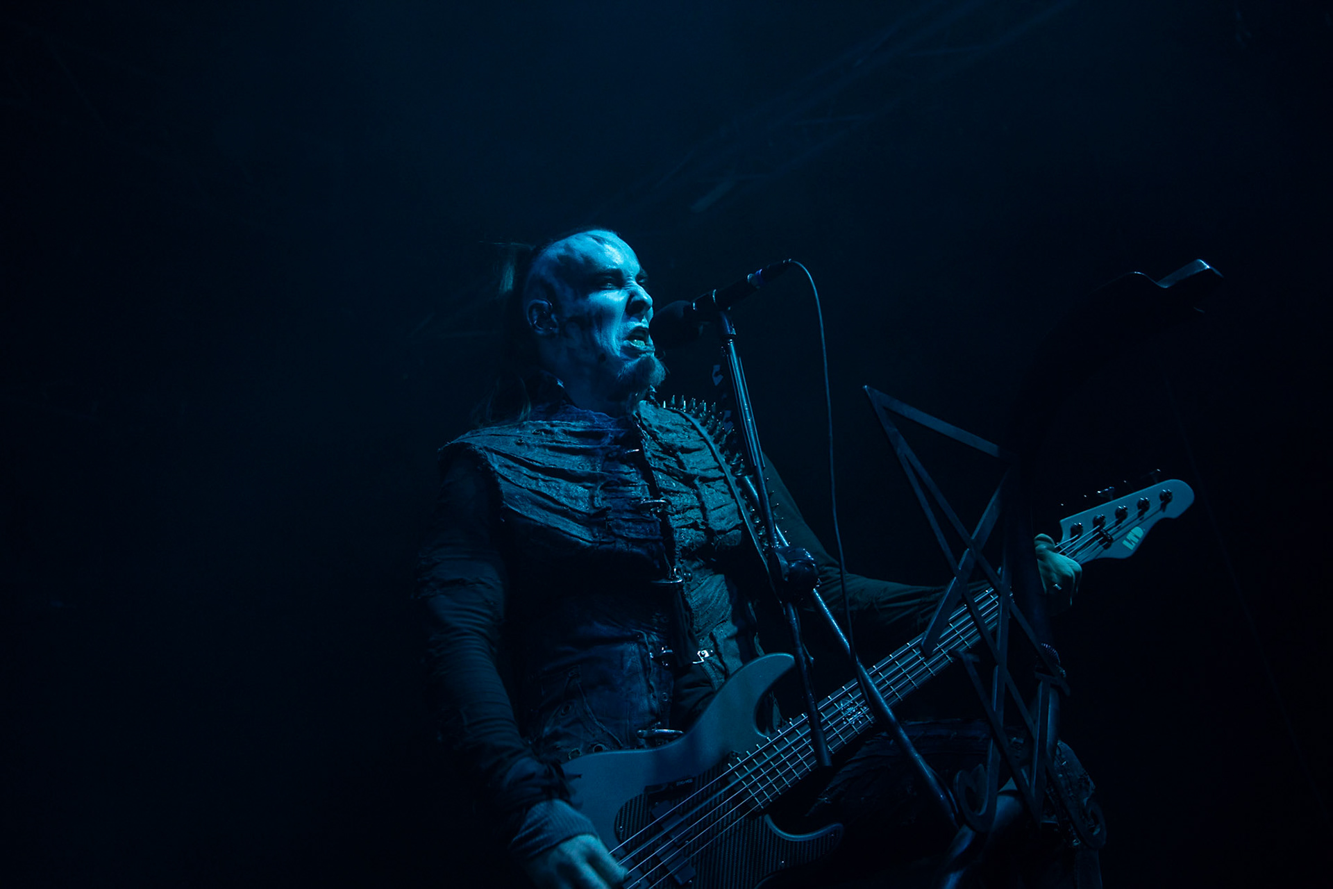 14.12.2018r. Behemoth koncert Merry Christless - Warszawa Progresja, Adam "Nergal" Darski – gitara, wokal prowadzący, 
Zbigniew "Inferno" Promiński – perkusja,
Tomasz "Orion" Wróblewski – gitara basowa, Patryk "Seth" Sztyber – gitara,  fot. Andrzej Wasilkiewicz/Reporter