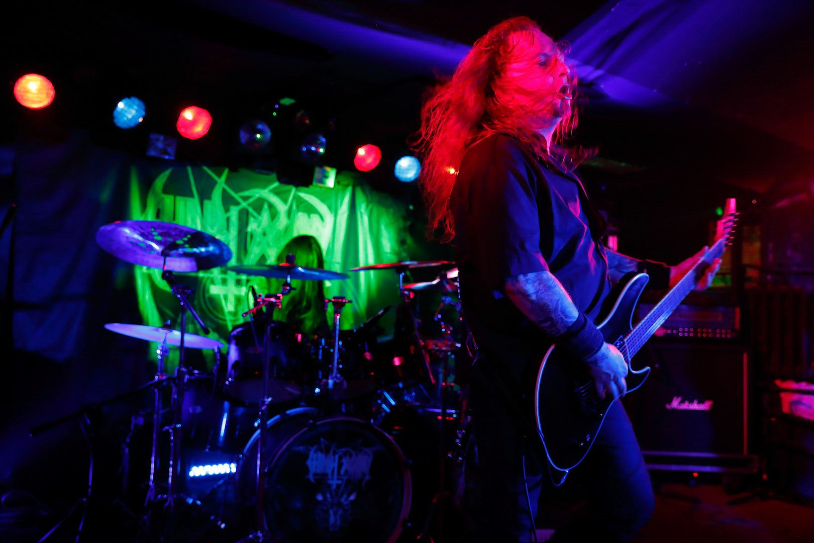 Christ Agony Legacy tour 2017 Warszawa  VooDoo klub Cezary Cezar Augustynowicz
Dariusz Młody Płaszewski