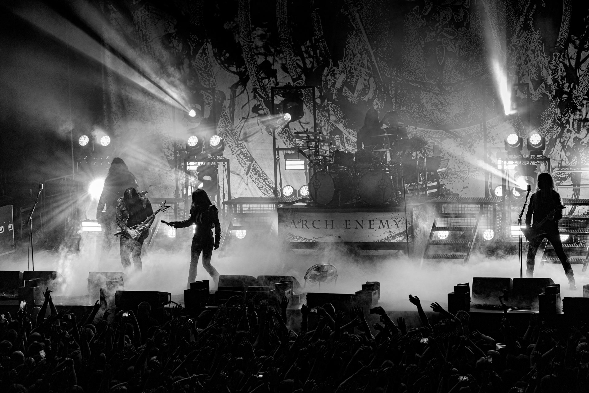 19.10.2022 ARCH ENEMY  - The European Siege 2022,Spodek Katowice Poland,fot. Andrzej Wasilkiewicz/Reporter