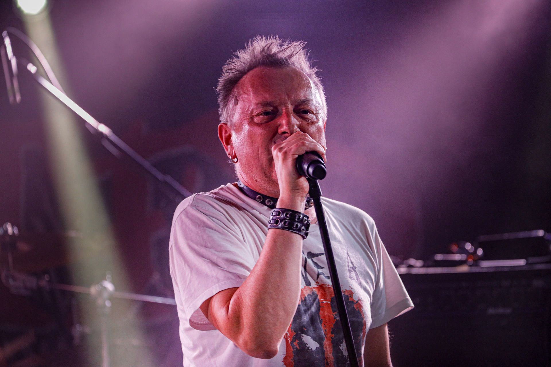 25.08.2022 TZN Xenna - warszawska grupa punkowa z frontmenem Krzysztofem Zygzakiem Chojnackim przed warszawskim koncertem The Exploited.fot. Andrzej Wasilkiewicz/Reporter