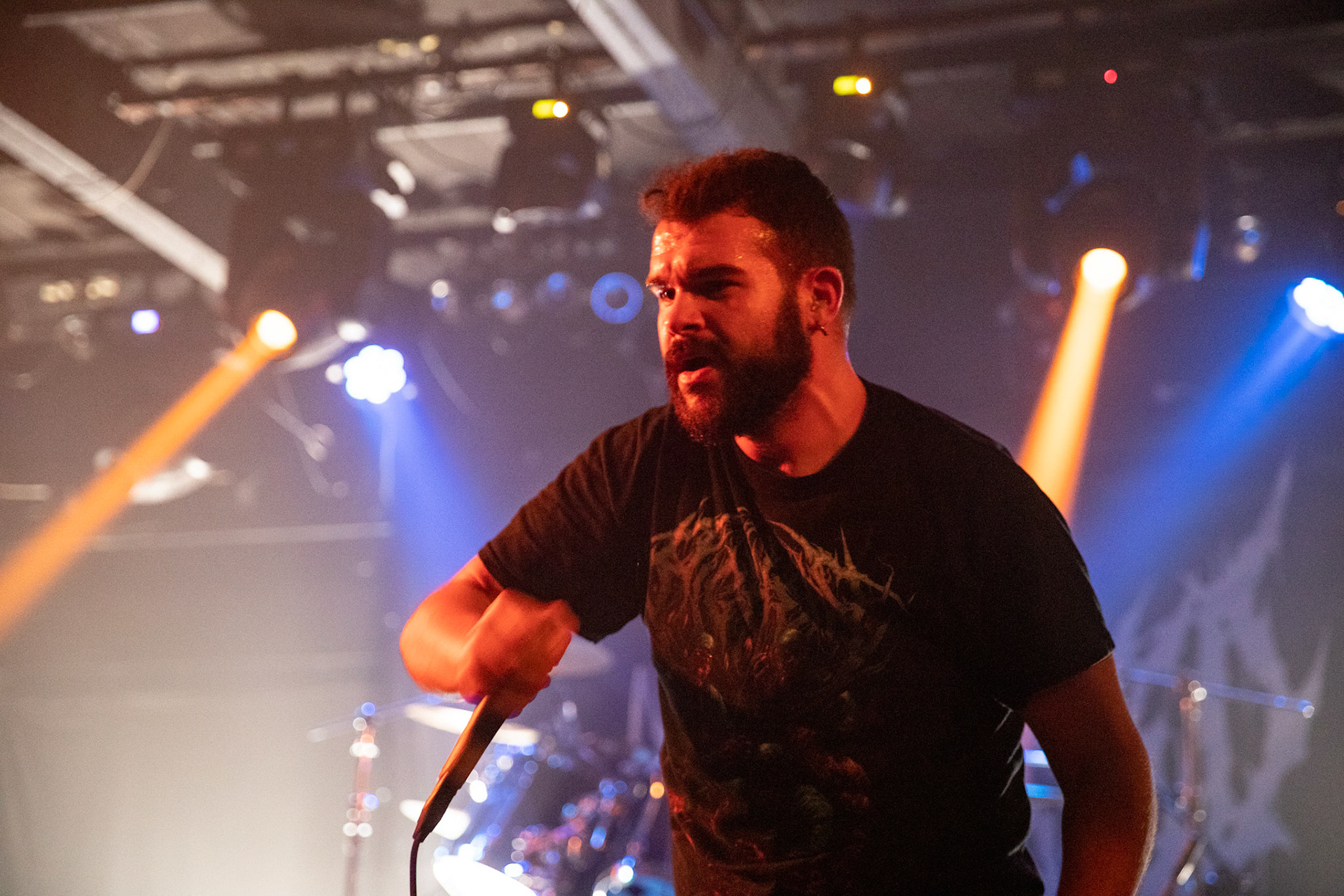 1.04.2019 Defeated Sanity, Warszawa, klub Proxima, DEFEATED SANITY brutal death metal, Niemcy
Lille Gruber - Drums
Jacob Schmidt - Bass
Christian Kühn - Guitar
Josh Welshman - Vocals Knock Out Productions, Left Hand Sounds.