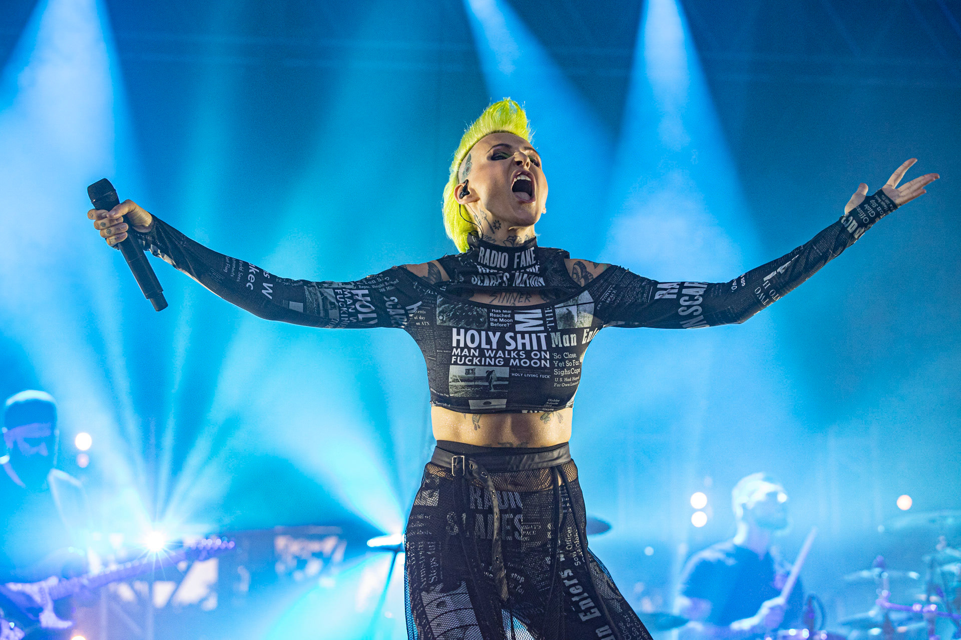 30.07.2021 Agnieszka Chylinska - koncert 25 lat na scenie! Warto bylo szalec. Warszawa Gramy do Woli Progresja.n/z Agnieszka Chylinska – wokal n/z Bartek Krolik – gitara basowa, klawisze,n/z Marek Piotrowski – instrumenty klawiszowe, n/z Maciej Maka – gitara,n/z Bartlomiej Szopix Czerniachowski - perkusja.Pop, pop-rock, hardrock, heavy metal,Fot. Andrzej Wasilkiewicz/Reporter