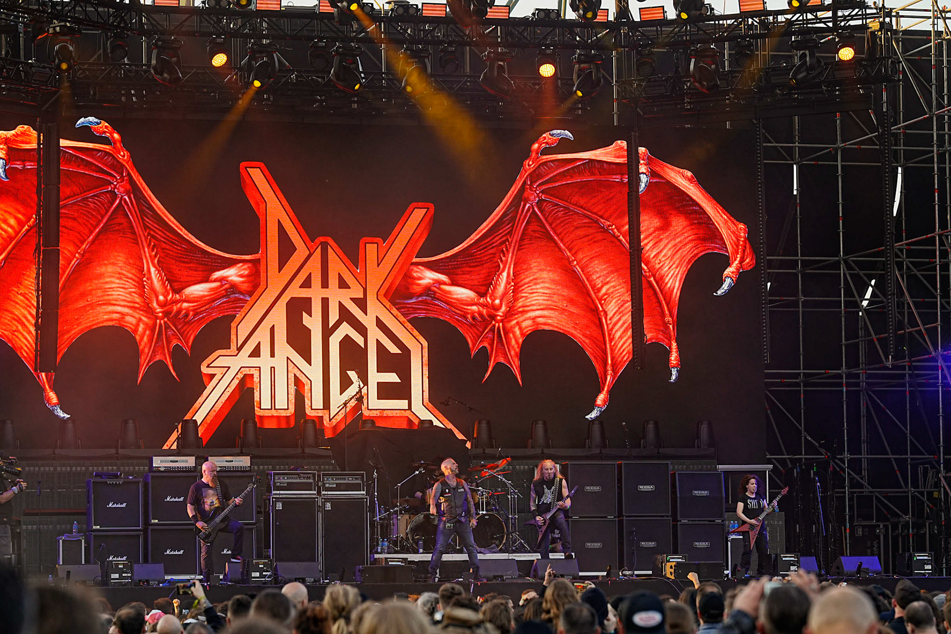 10.06.2023 Dark Angel trzeci dzien festiwaluMystic Festival 2023, Stocznia Gdanska fot. Andrzej Wasilkiewicz/Reporter