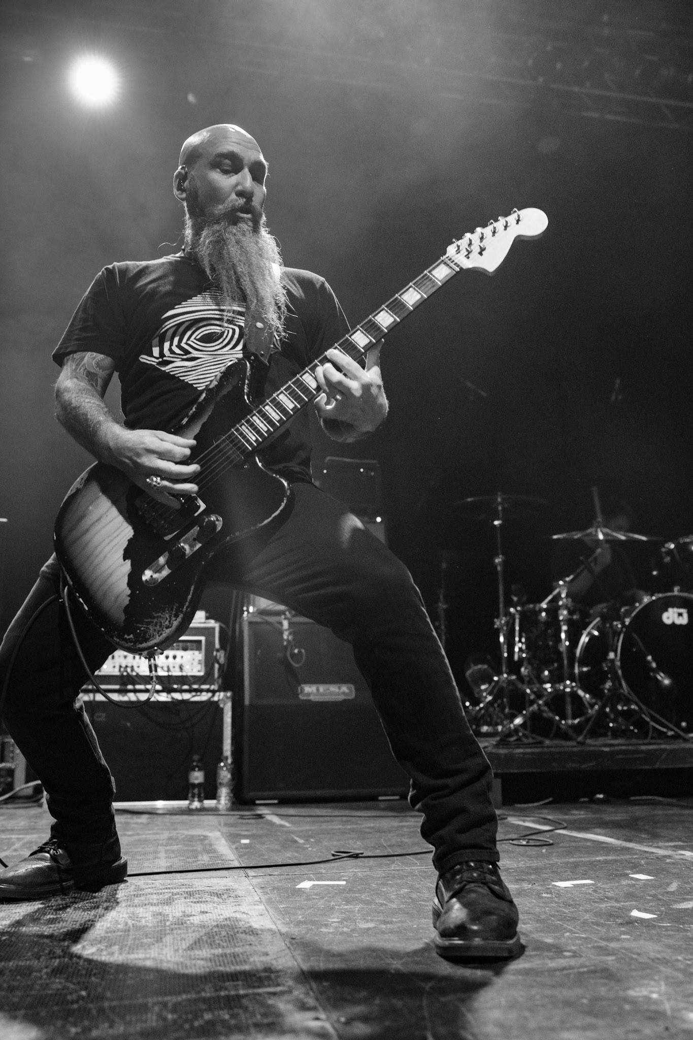 Neurosis - USA Oakland - pionierzy post metalu w warszawskiej Progresji, formacja kalifornijczyków napędzana przez Scott Kelly i Steve von Till wyszła od sluge metal, industrial, doom metal, hardcore punk, grunge, southern rock, po noise rock. Produkcja Knock Out Productions, fot. Andrzej kaziq Wasilkiewicz/Reporter