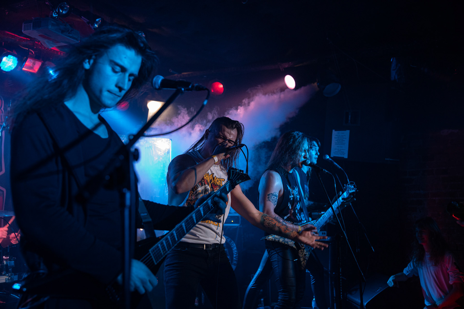 1.02.2020 Blood For Blood Tour part I. koncert zespołu Tester Gier - Crossover Thrash, Punk, Hardcore, Metal, Warszawa klub VooDoo, fot. Andrzej Wasilkiewicz/REPORTER