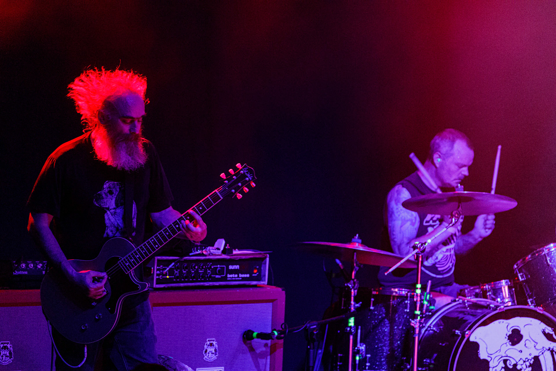 26.06.2022 koncert RED FANG - USA. Relapse Records - stoner, hard rock, metal.Warszawski koncert w klubie Progresja promuje ostatni album amerykanow - Arrows wydany w 2021r.Produkcja WiniaryBookings. Patronat koncertu Antyradio.fot. Andrzej Wasilkiewicz/Reporter