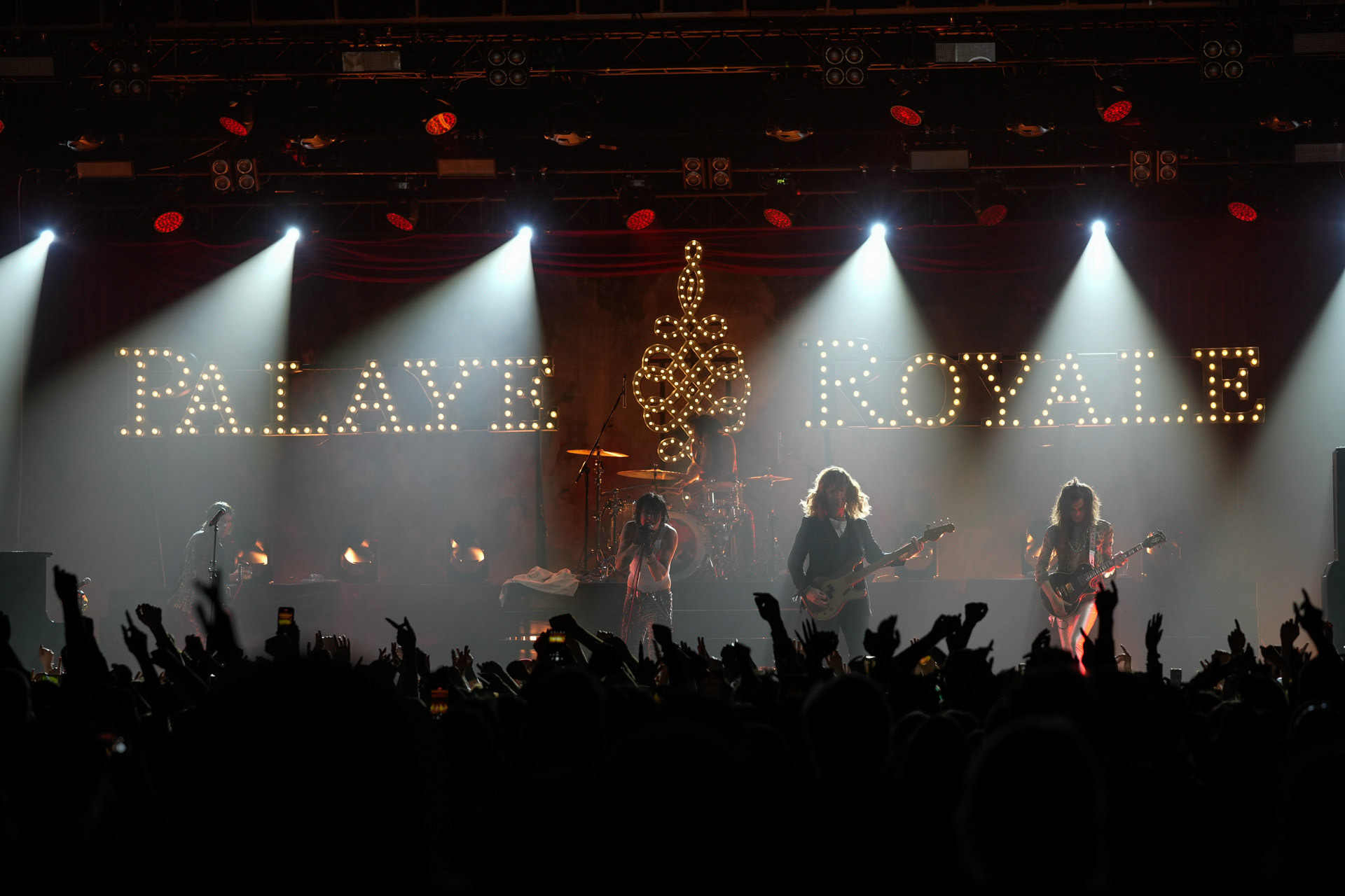 22.01.23 PALAYE ROYALE (Kanada / Sumerian Records) - fashion rock, alternative, glam rock, garage rock - w warszawskiej hali EXPO XXI. Winiary Bookings. Fot. Andrzej Wasilkiewicz/Reporter