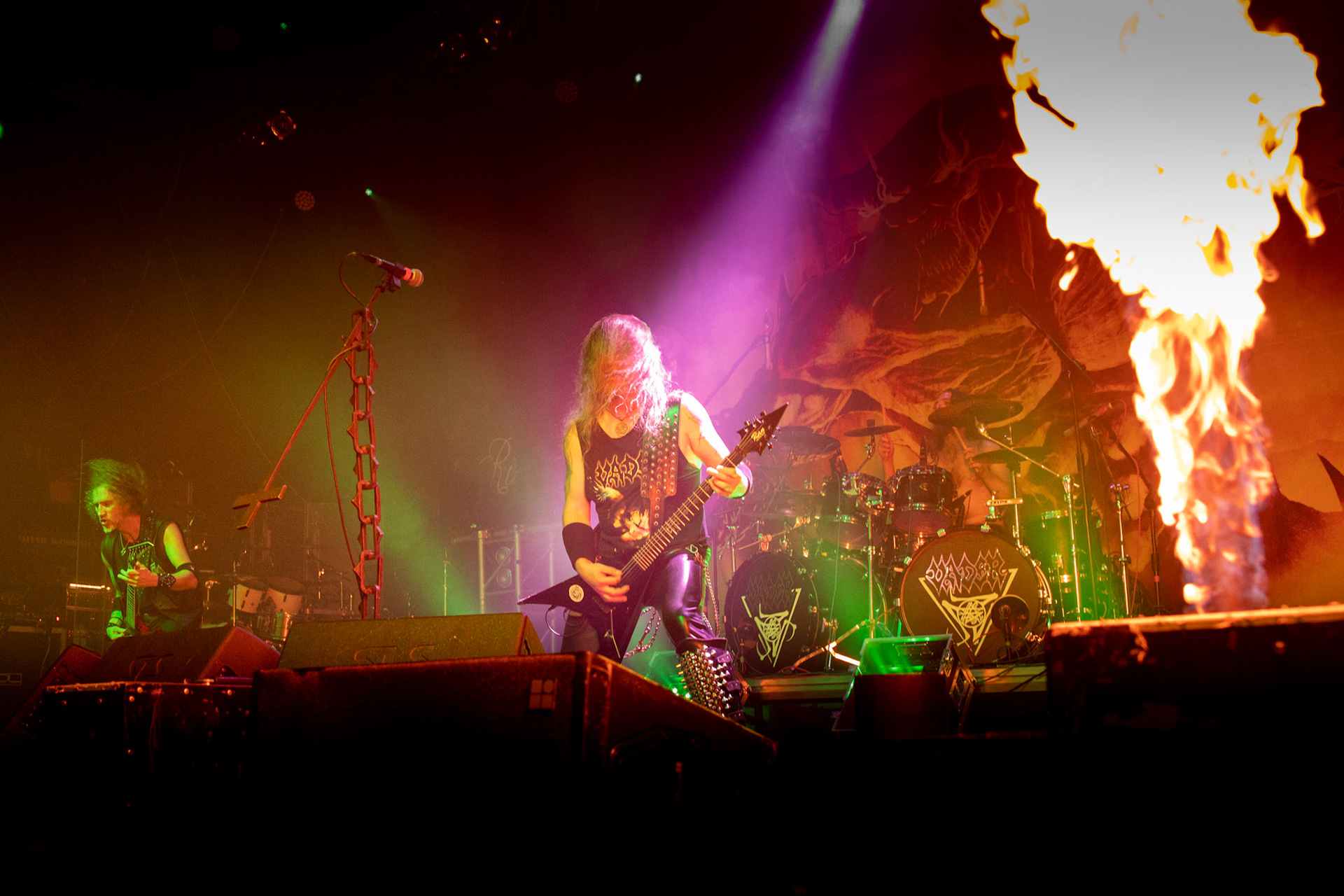 Legendy Metalu Vader - Death Metal - koncert Legendy Metalu w warszawskiej Progresji, 
Peter: Guitar + Vocals
Pajak: Guitar
Hal: Bass
James: Drums
fot. Andrzej kaziq Wasilkiewicz/Reporter