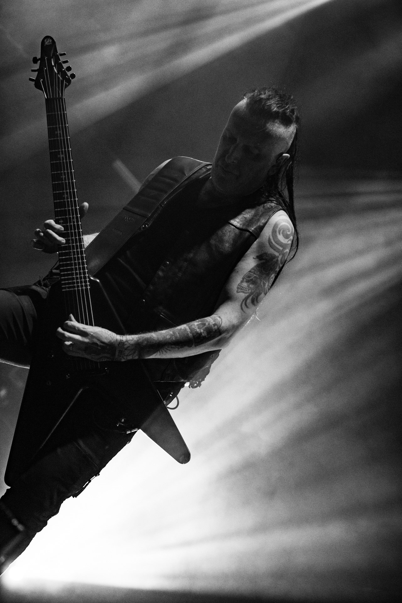 16.09.2021 Paradise Lost - koncert Krakow, Hype Park, Knock Out Production, Nuclear Blast, n/z Gregor Mackintosh – gitara prowadząca,Fot. Andrzej Wasilkiewicz/Reporter