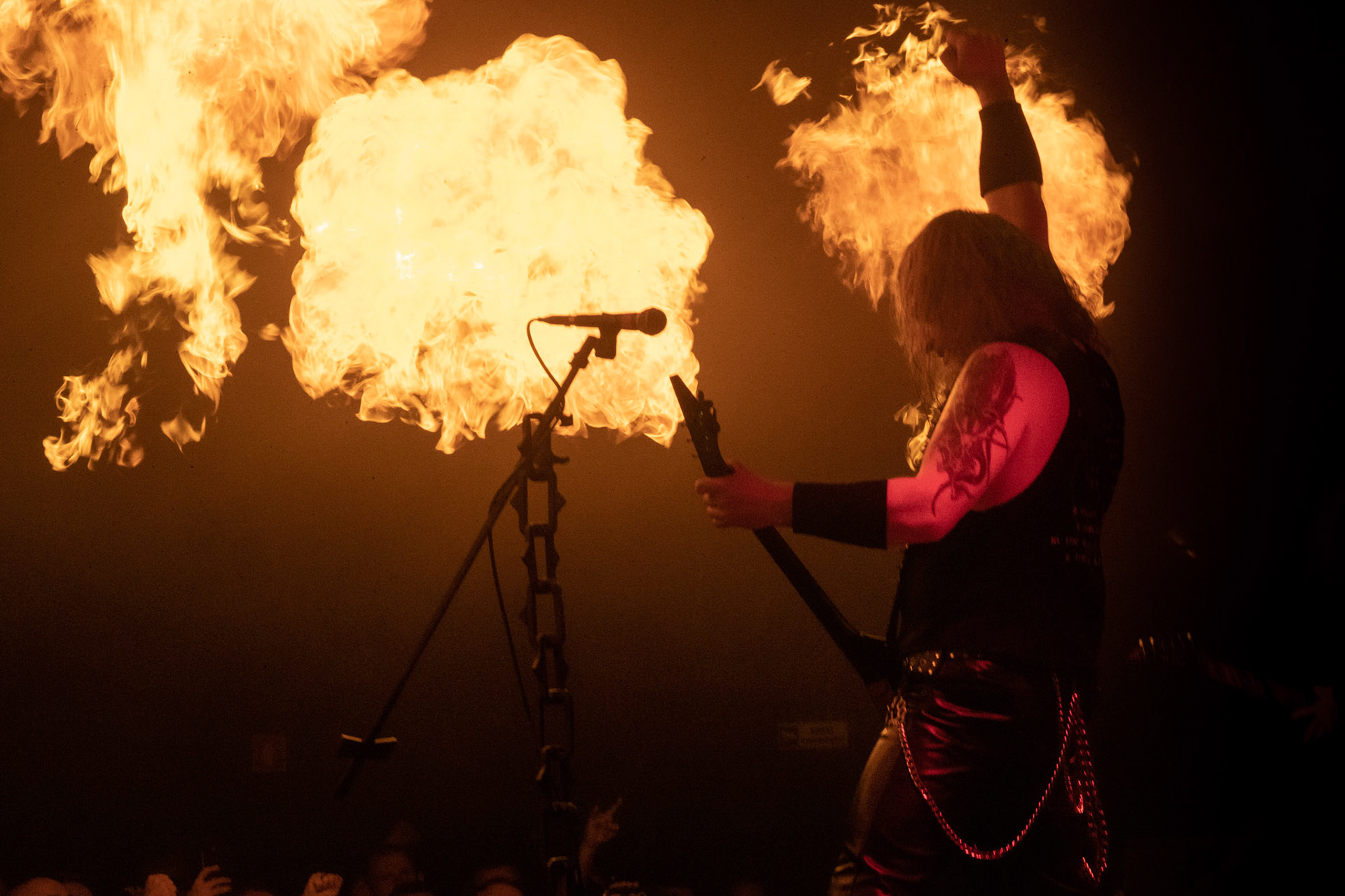 Legendy Metalu Vader - Death Metal - koncert Legendy Metalu w warszawskiej Progresji, 
Peter: Guitar + Vocals
Pajak: Guitar
Hal: Bass
James: Drums
fot. Andrzej kaziq Wasilkiewicz/Reporter